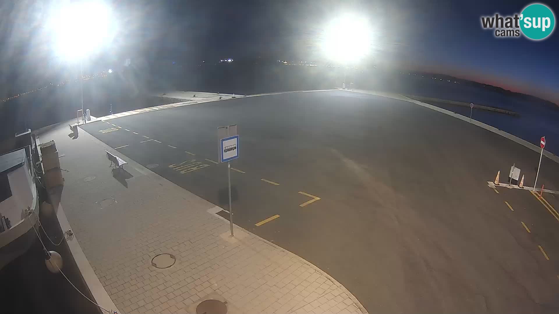 Tkon Live cam – ferry – Dalmatie – Croatie