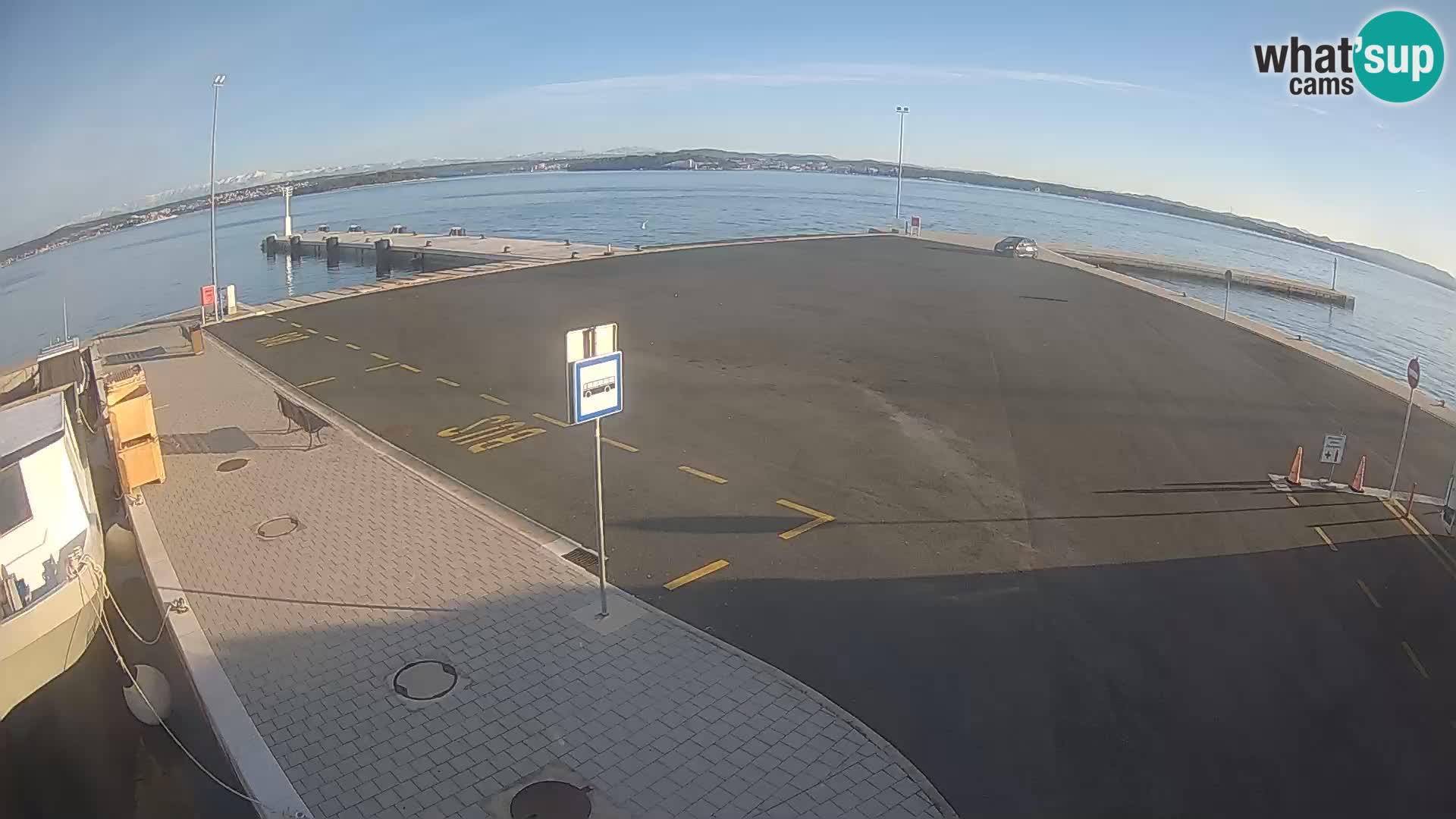 Tkon Live cam – ferry – Dalmatie – Croatie