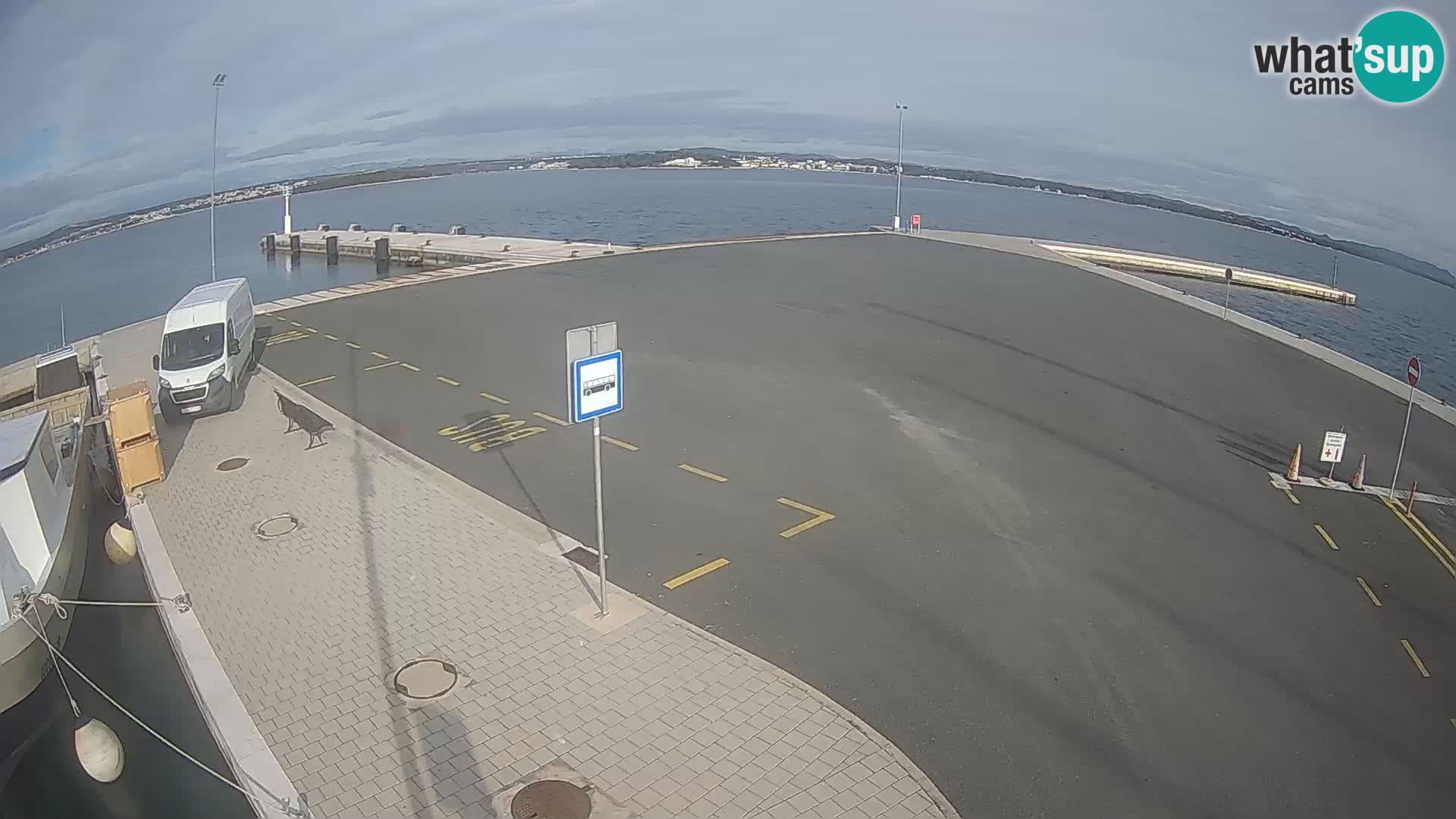 Tkon Live cam – ferry – Dalmatie – Croatie