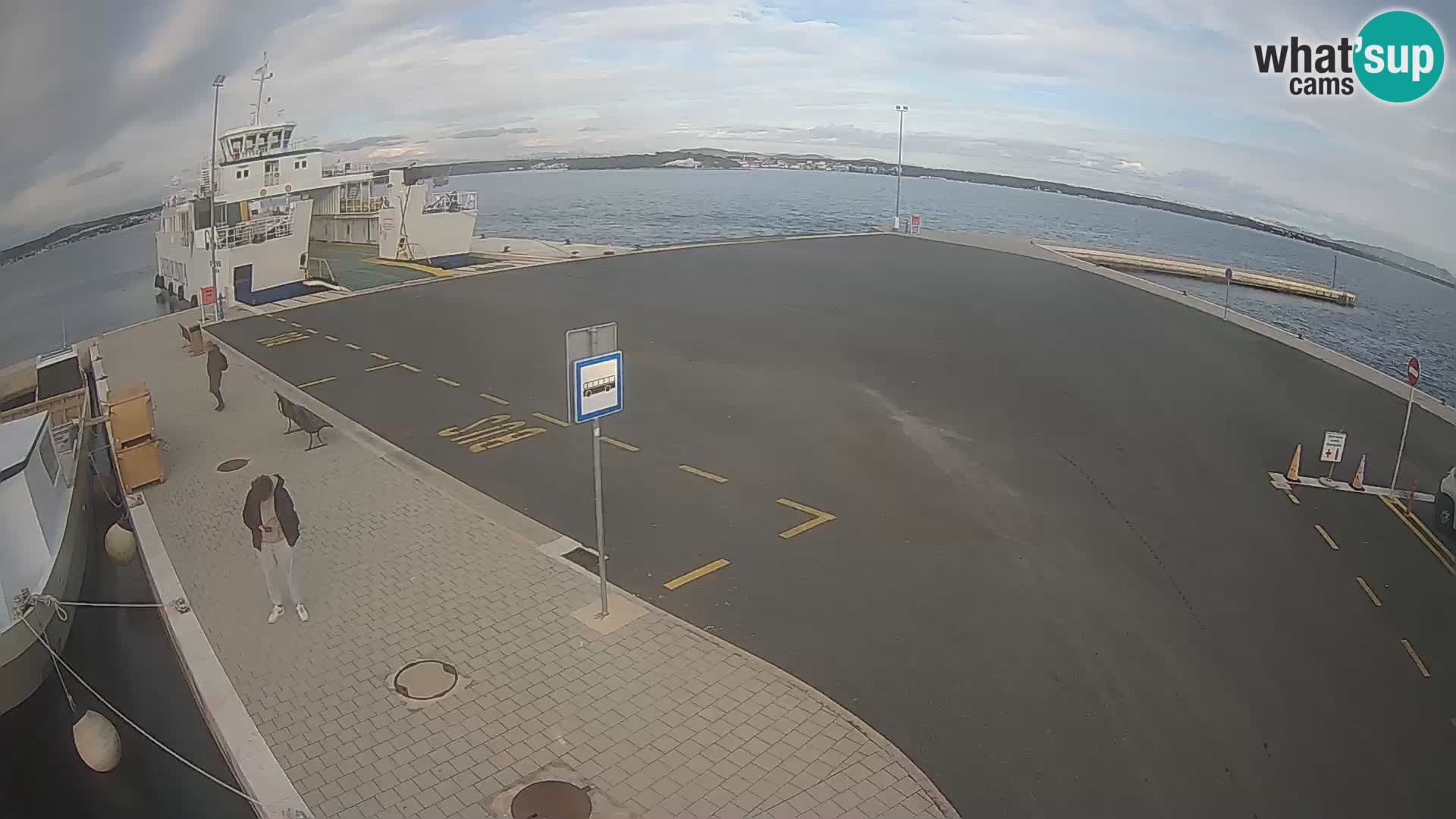 Tkon Live cam – ferry – Dalmatia – Croatia