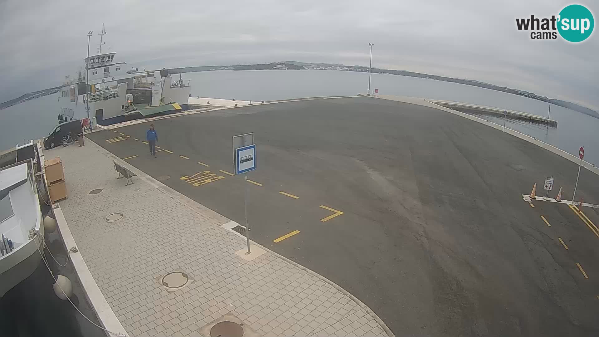 Tkon Live cam – ferry – Dalmatie – Croatie