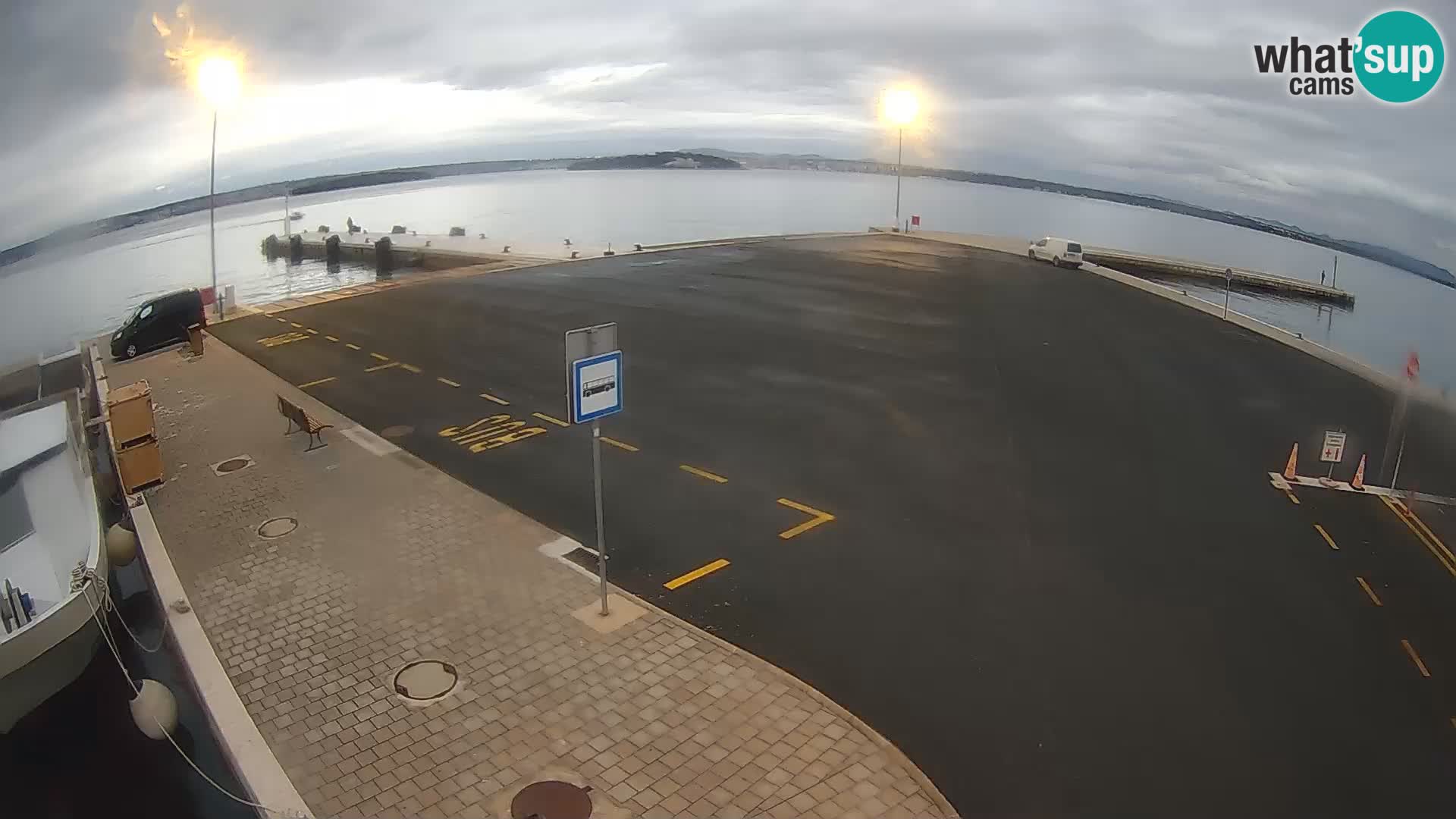 Tkon Live cam – ferry – Dalmatie – Croatie