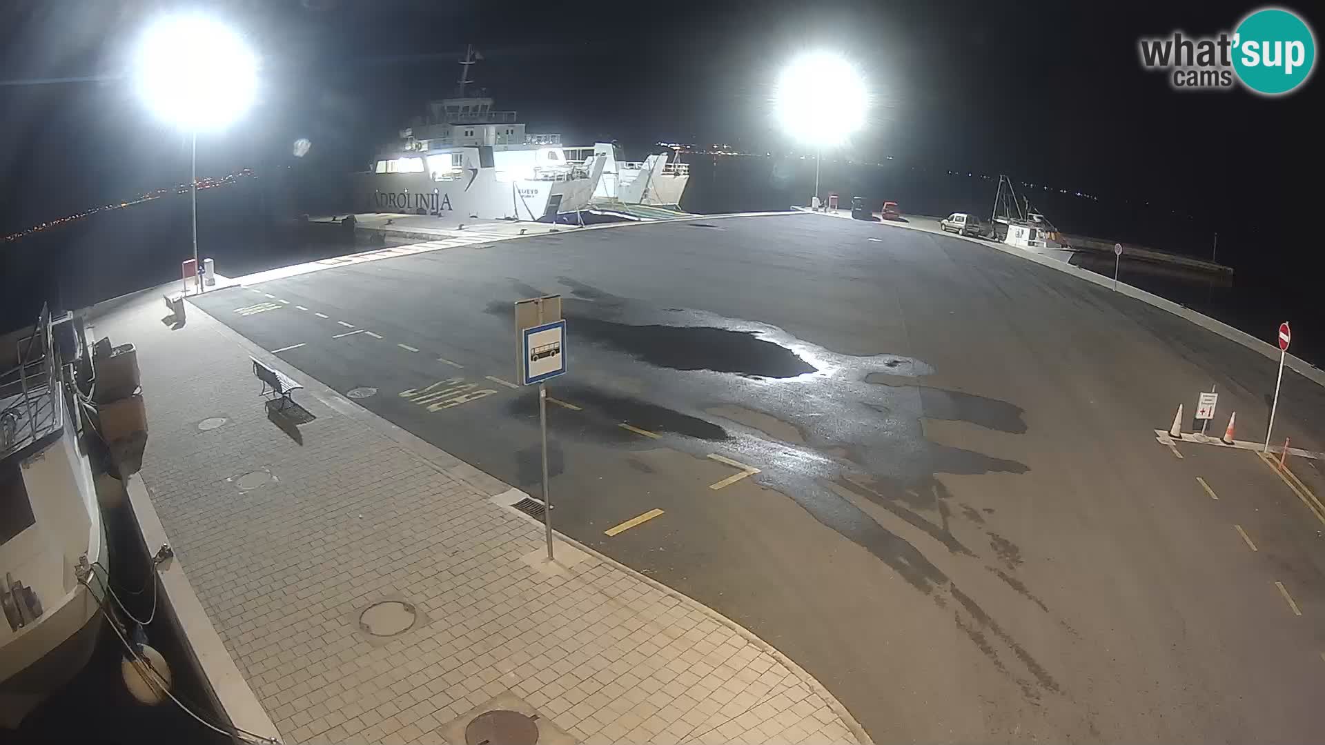 Tkon Live cam – ferry – Dalmatie – Croatie