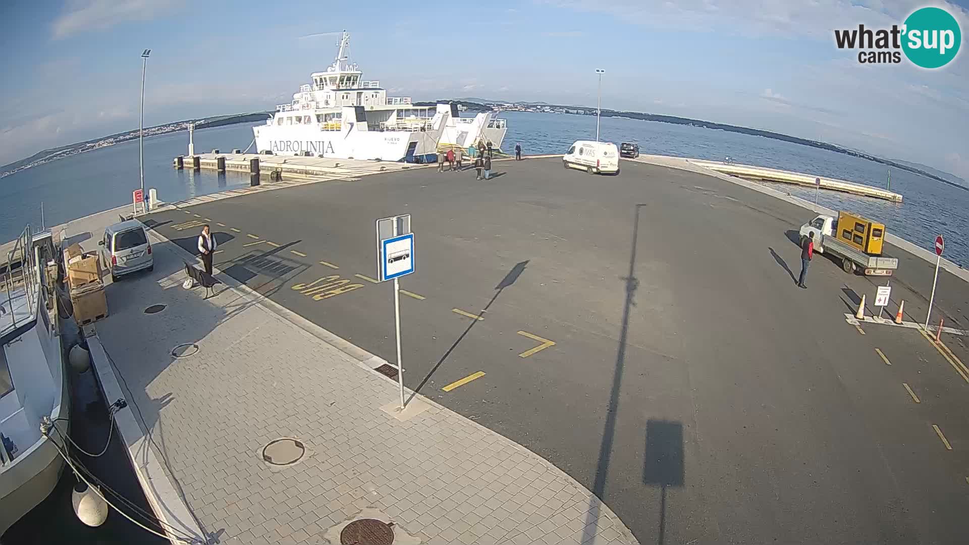 Tkon Live cam – traghetto – Dalmazia – Croazia