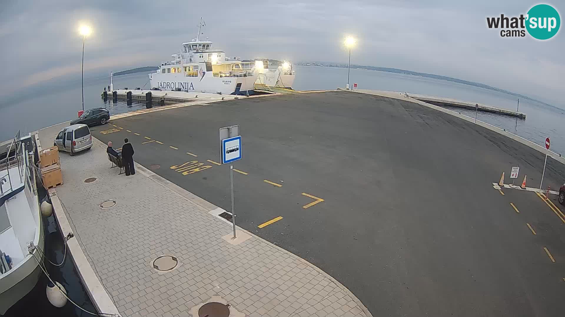 Tkon Live cam – ferry – Dalmatia – Croatia