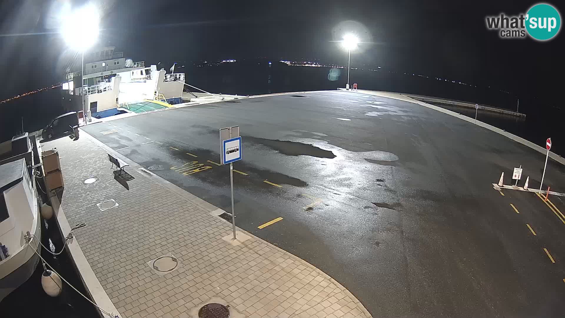 Tkon Live cam – ferry – Dalmatie – Croatie