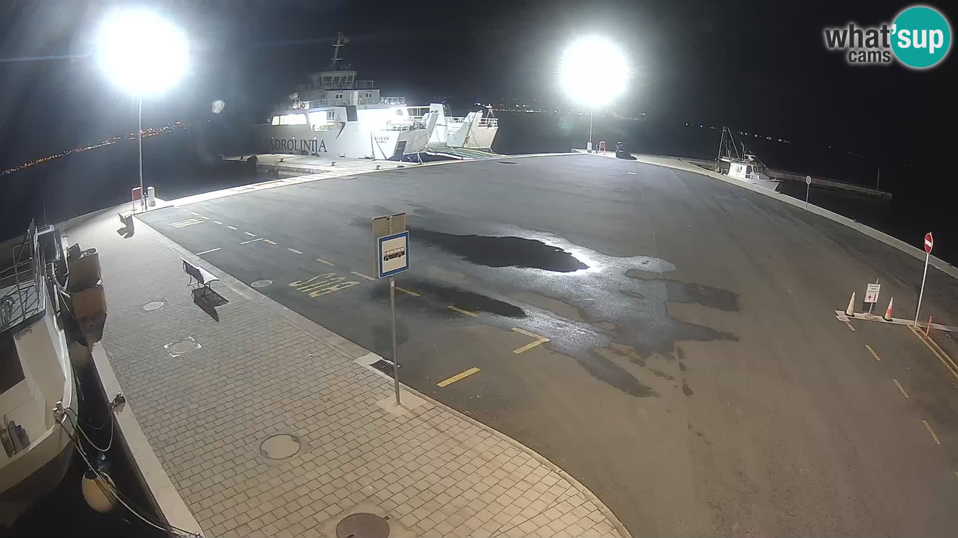 Tkon Live cam – ferry – Dalmatie – Croatie