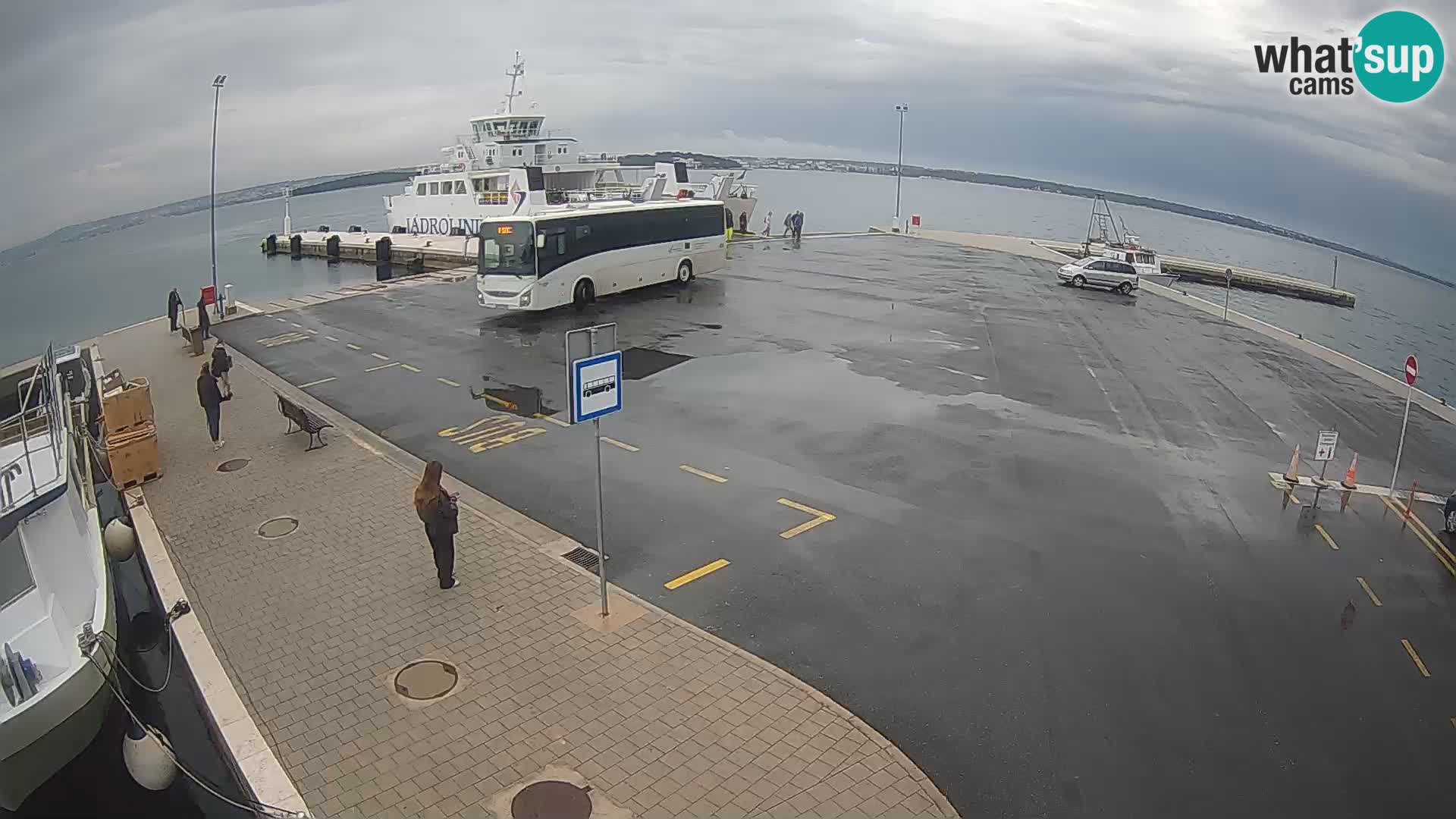 Tkon Live cam – ferry – Dalmatia – Croatia