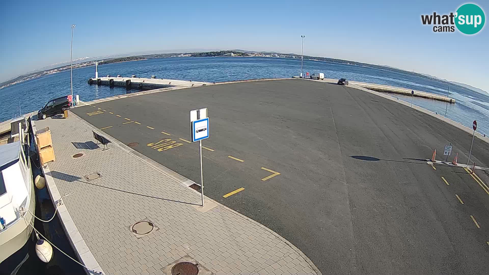 Tkon Live cam – ferry – Dalmatia – Croatia