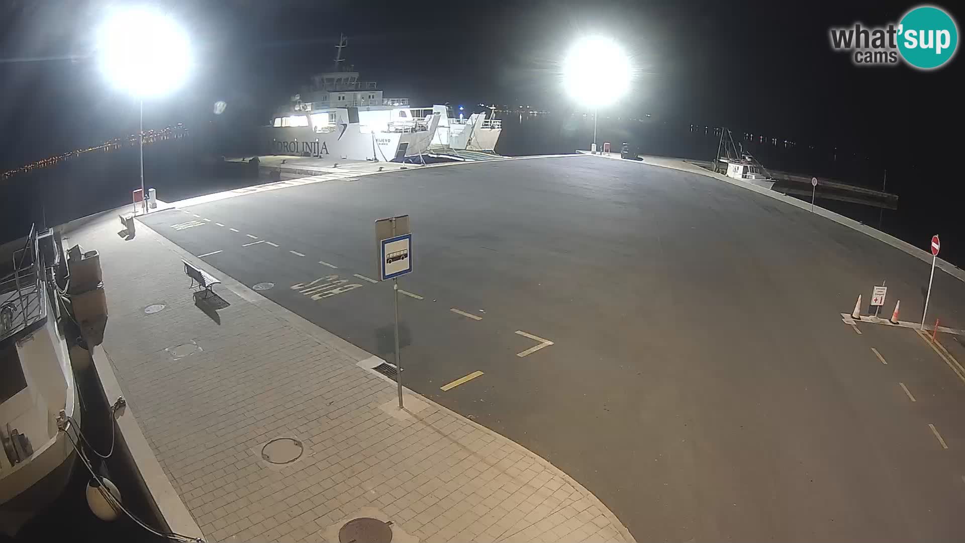 Tkon Live cam – ferry – Dalmatia – Croatia