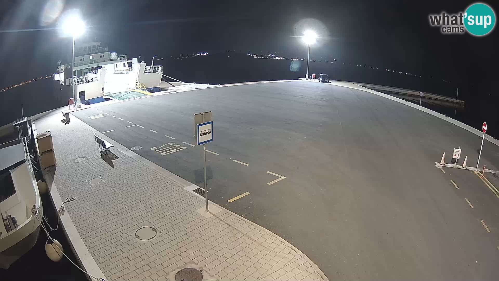 Tkon v živo – trajekt – Dalmacija – Hrvaška