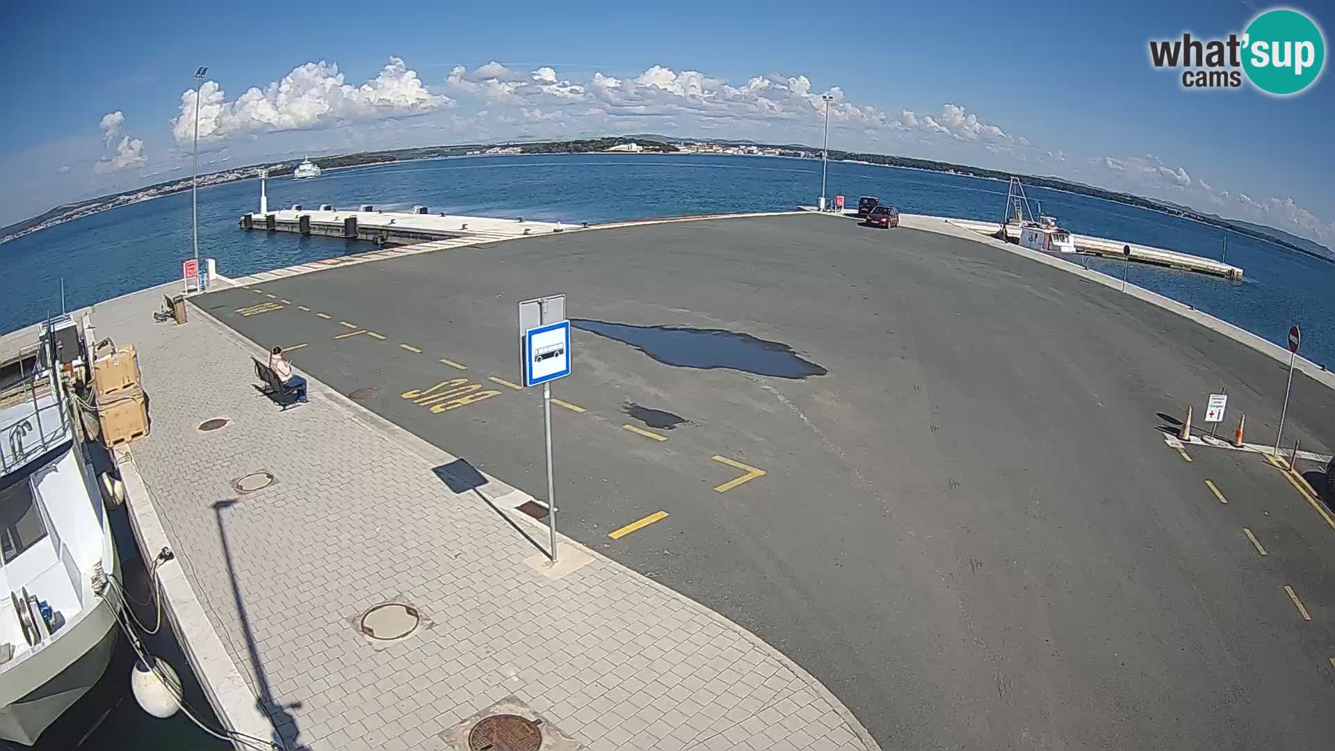 Tkon Live cam – ferry – Dalmatia – Croatia