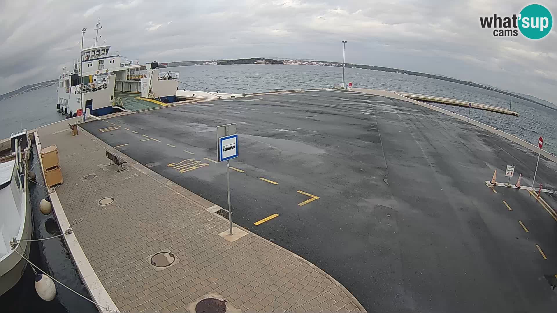 Tkon Live cam – ferry – Dalmatie – Croatie
