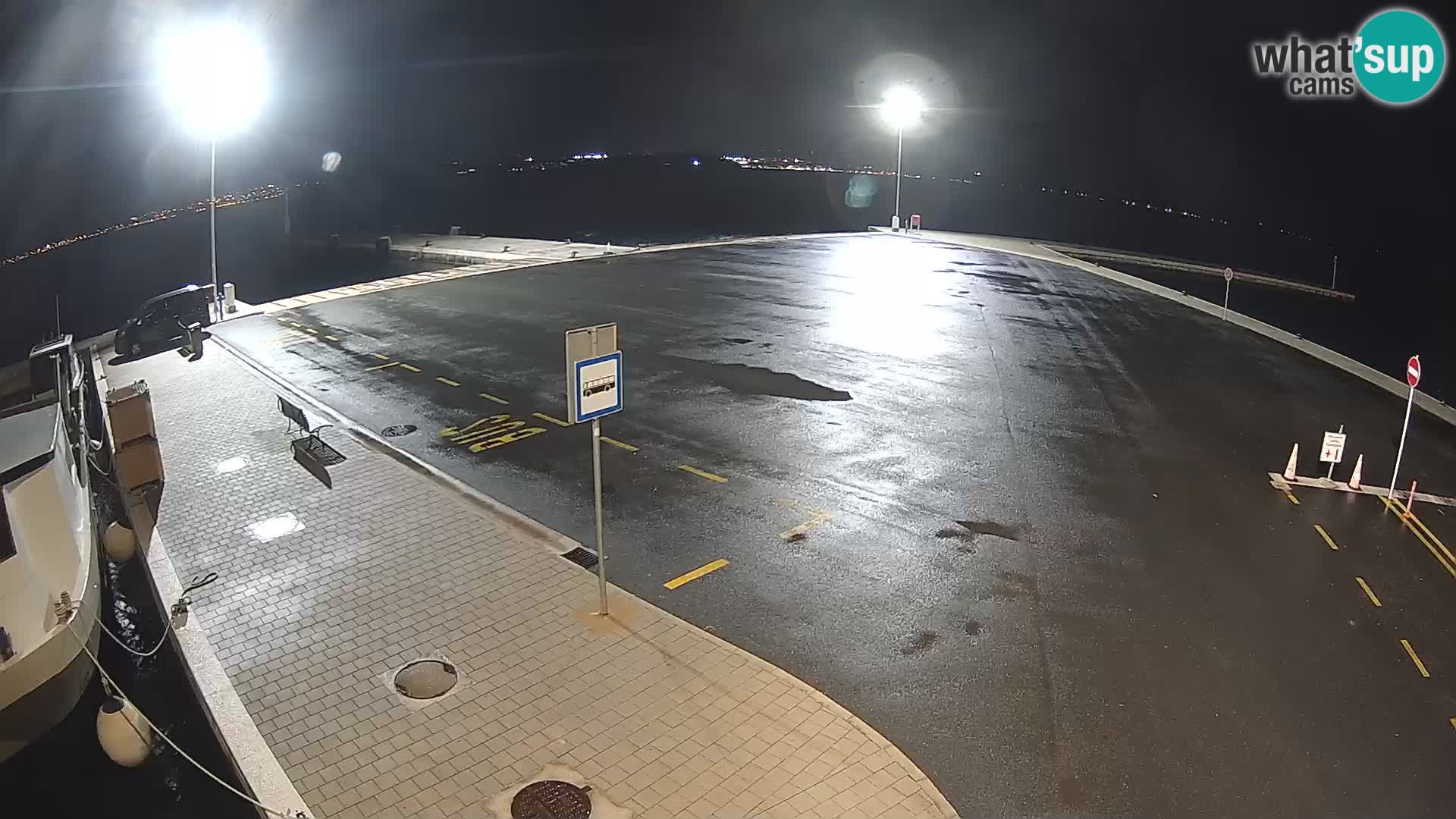 Tkon Live cam – ferry – Dalmatie – Croatie