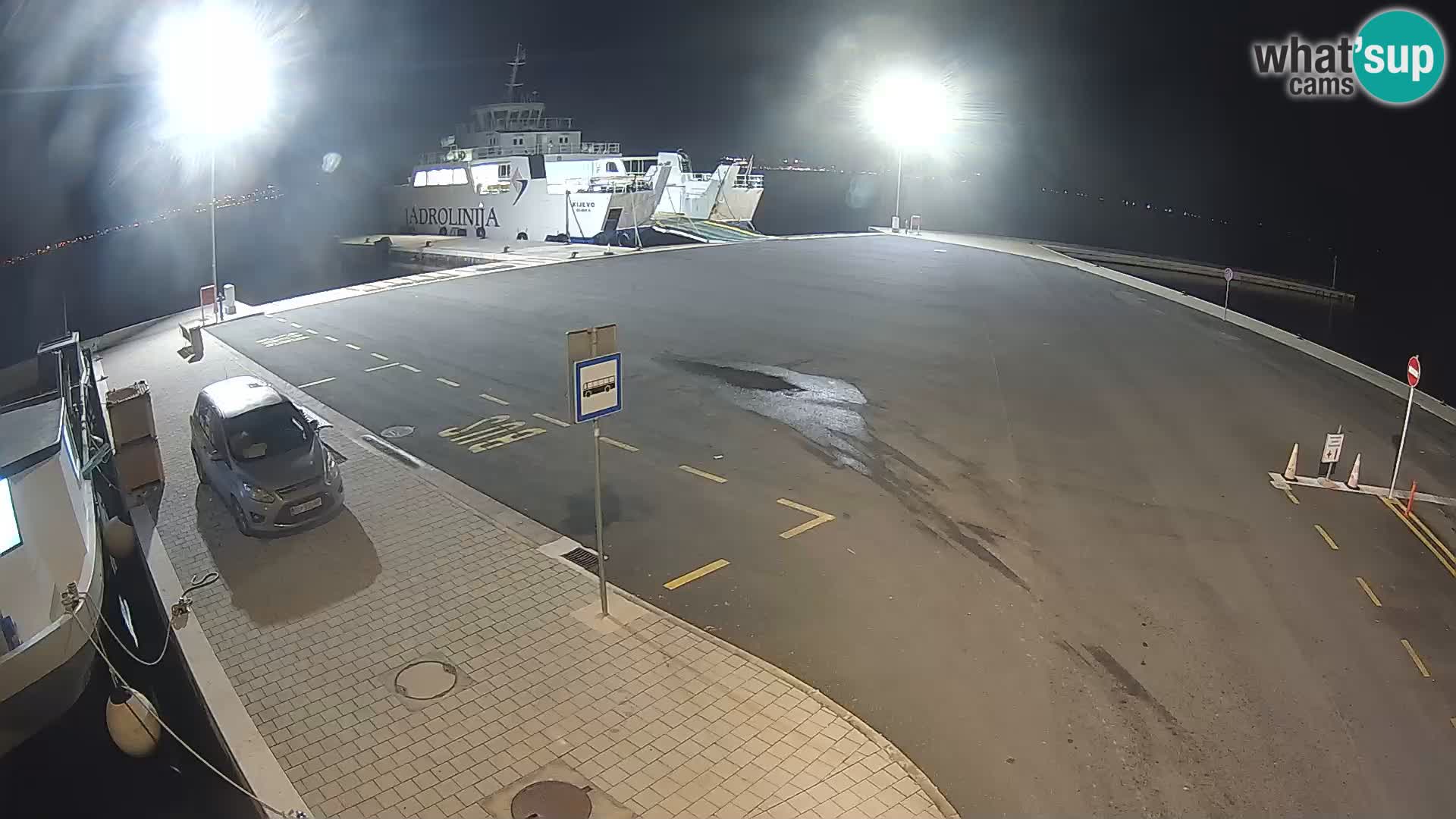 Tkon Live cam – ferry – Dalmatie – Croatie