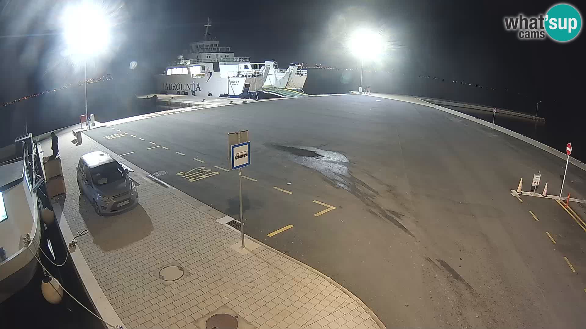 Tkon Live cam – ferry – Dalmatie – Croatie