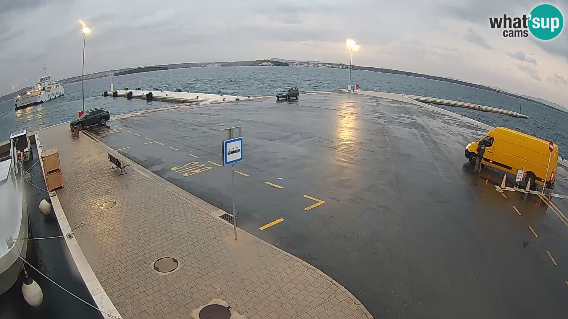 Tkon v živo – trajekt – Dalmacija – Hrvaška