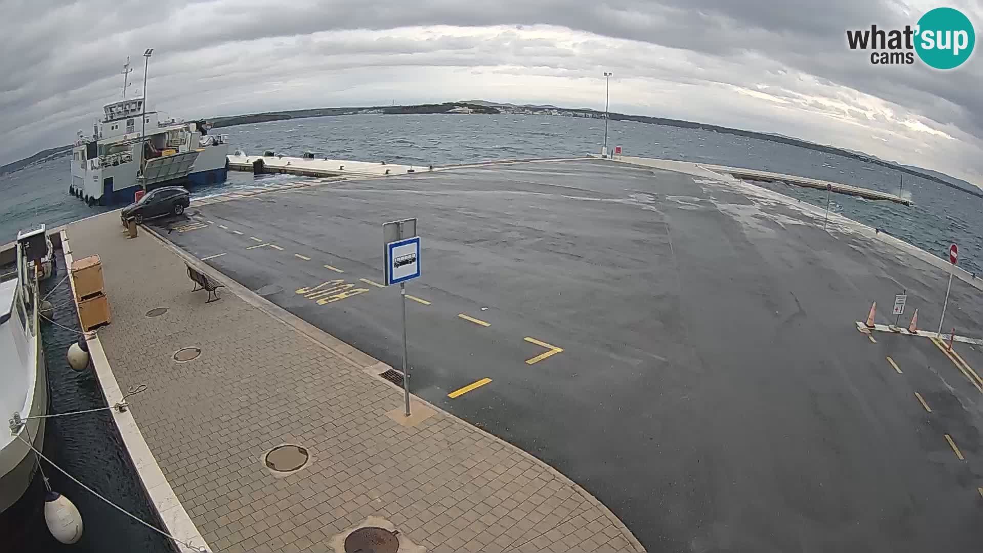 Tkon Live cam – ferry – Dalmatia – Croatia