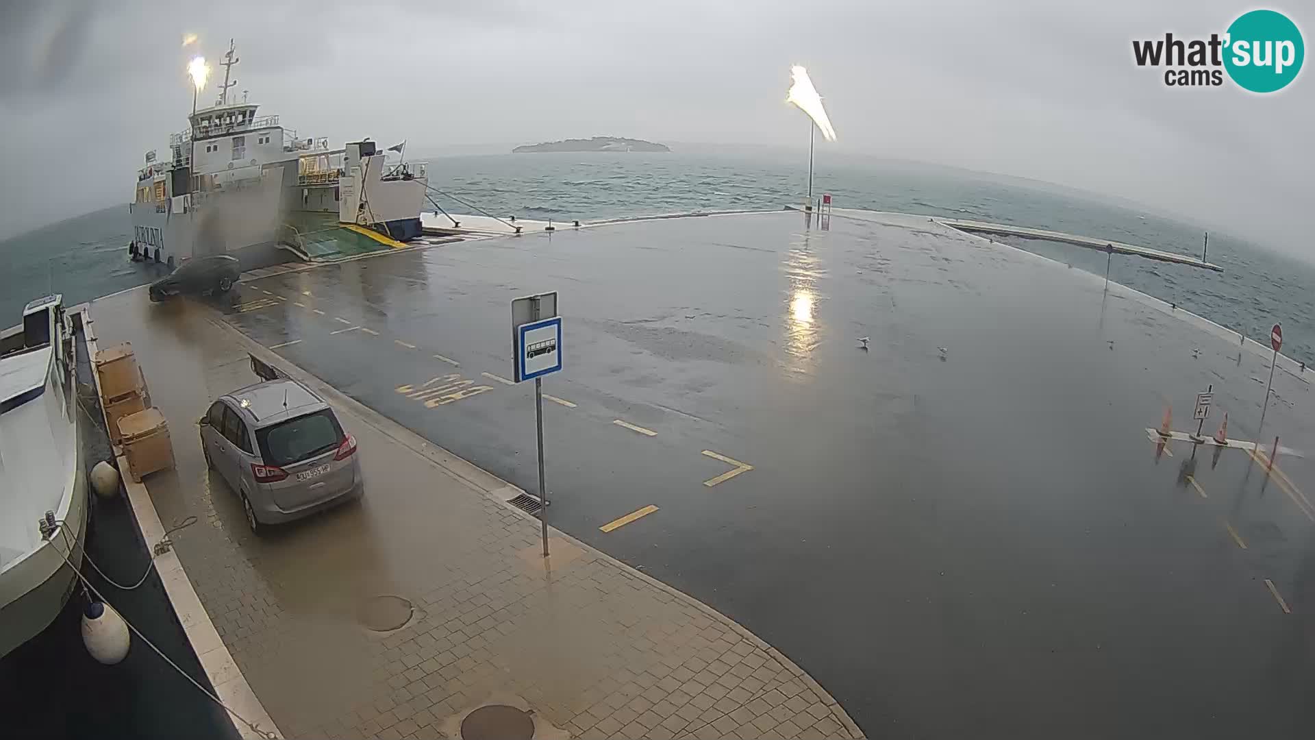 Tkon Live cam – ferry – Dalmatia – Croatia