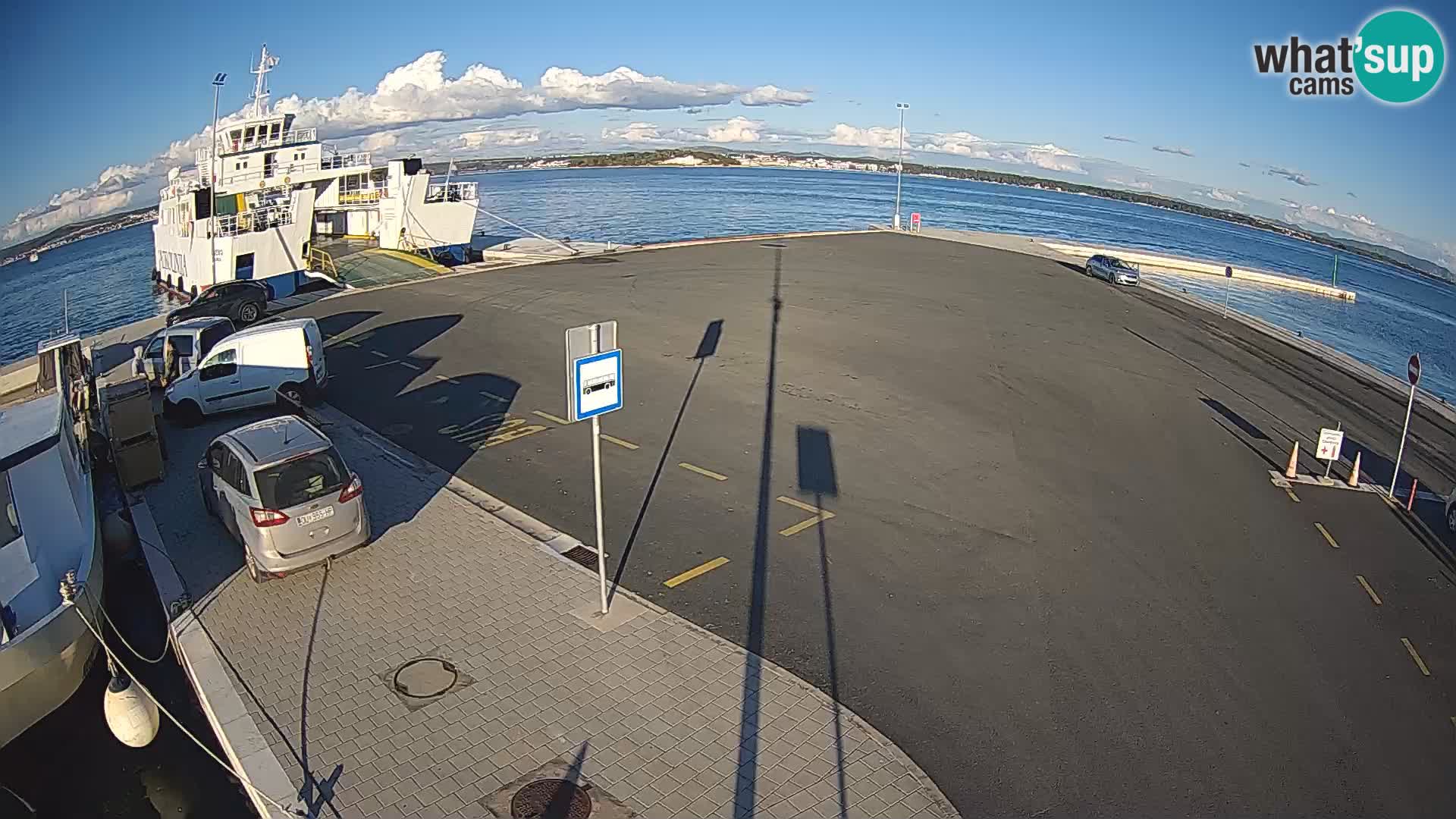 Tkon Live cam – ferry – Dalmatia – Croatia