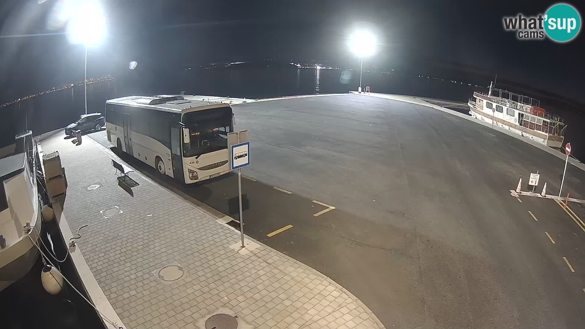 Tkon v živo – trajekt – Dalmacija – Hrvaška