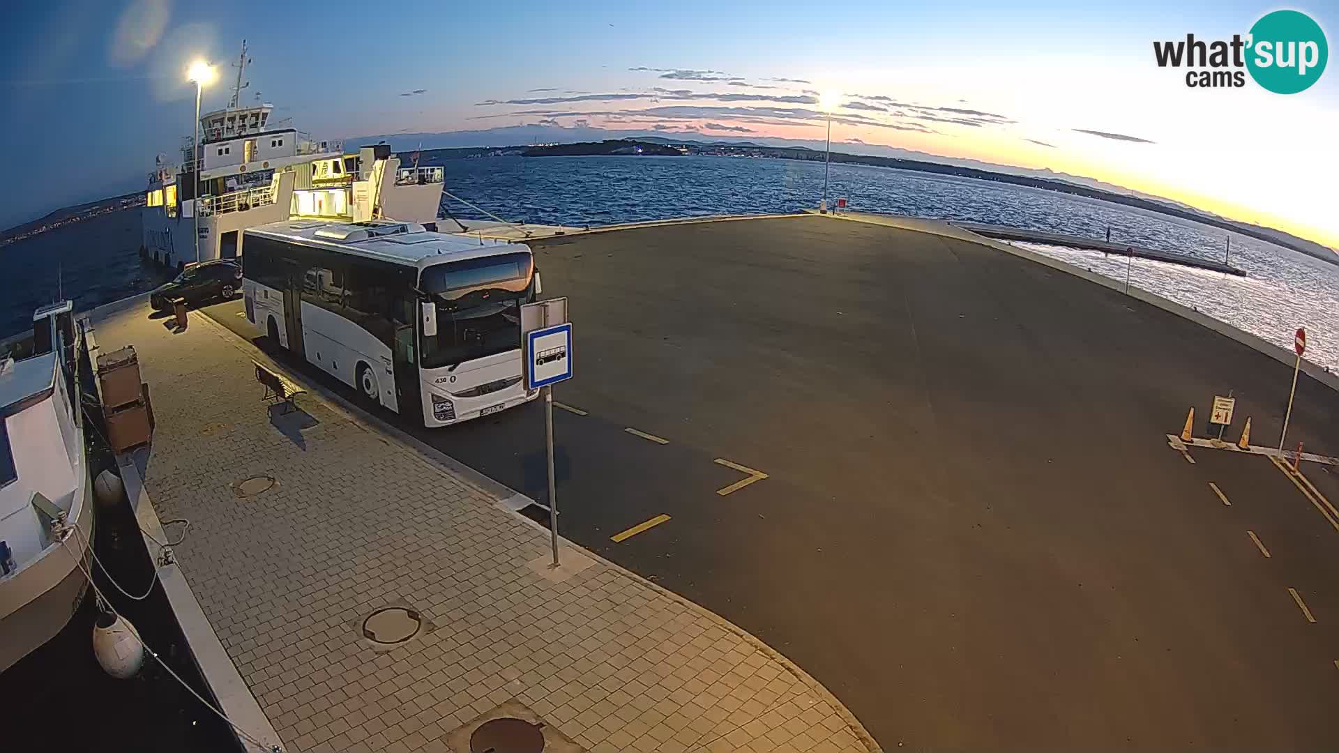 Tkon Live cam – traghetto – Dalmazia – Croazia