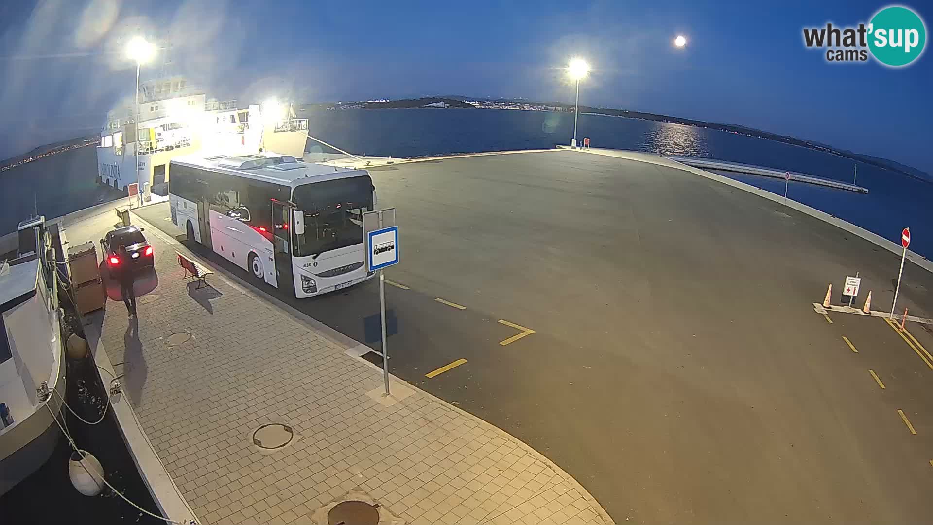 Tkon Live cam – ferry – Dalmatia – Croatia