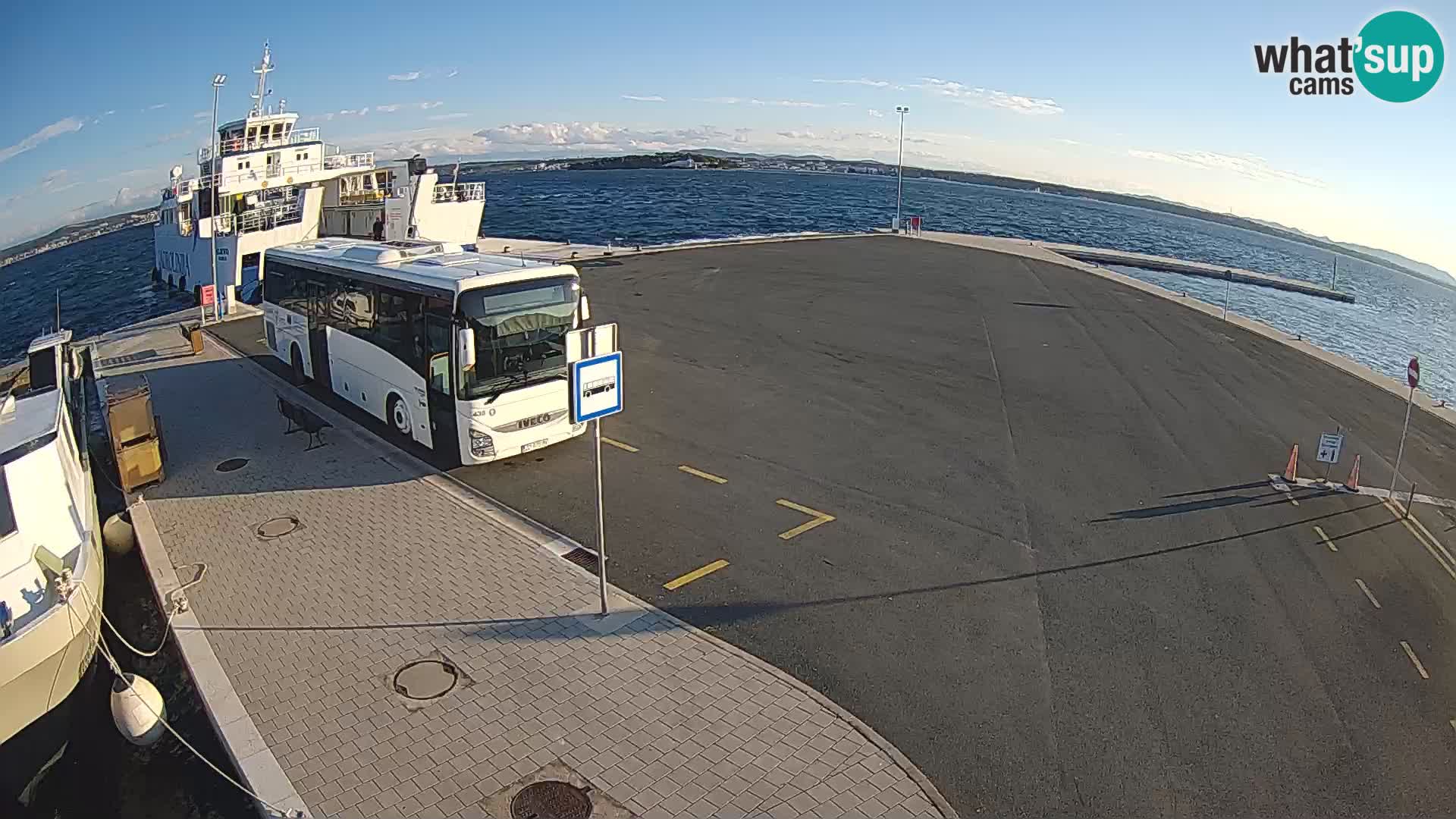 Tkon Live cam – traghetto – Dalmazia – Croazia