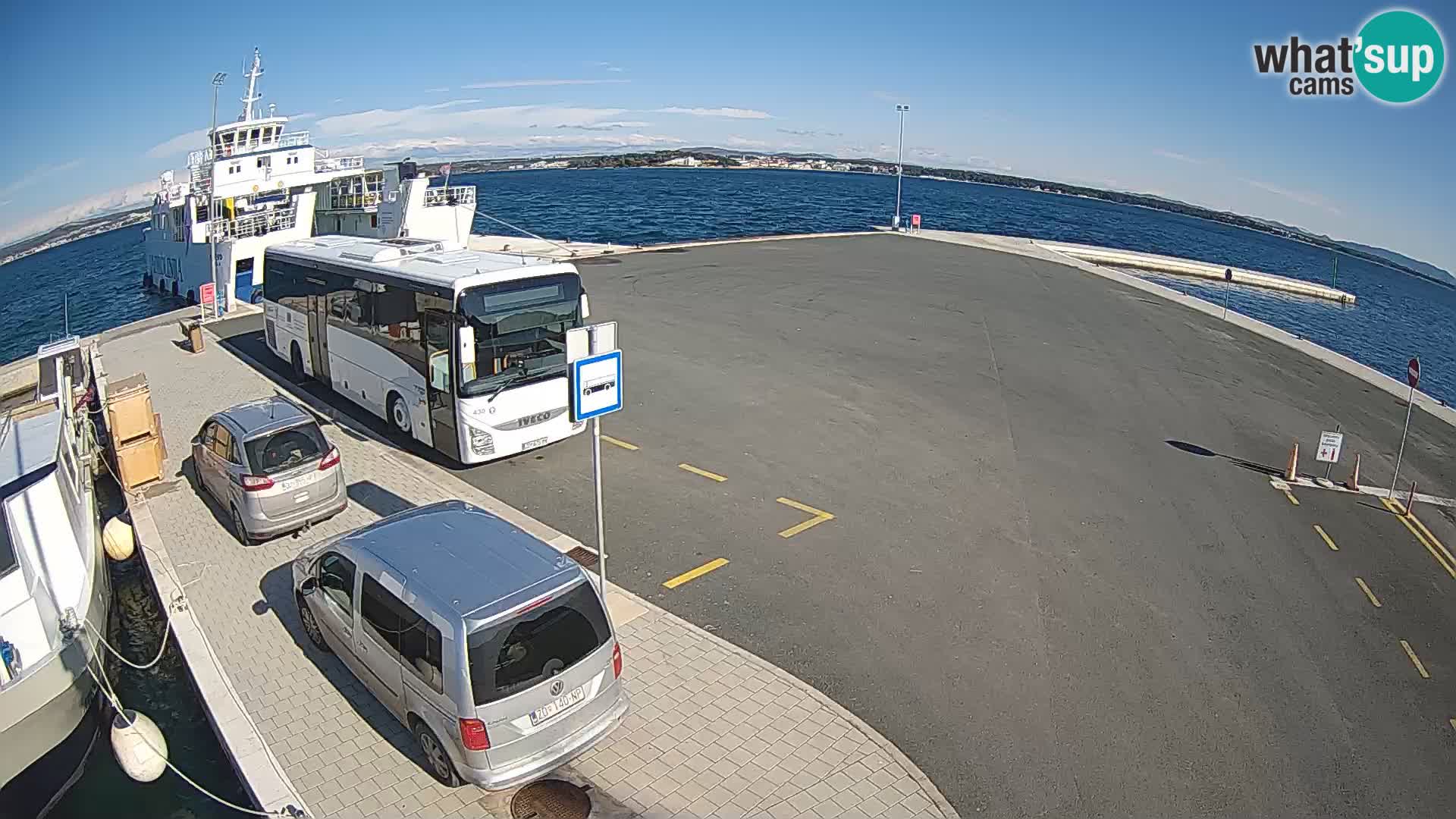Tkon Live cam – ferry – Dalmatia – Croatia