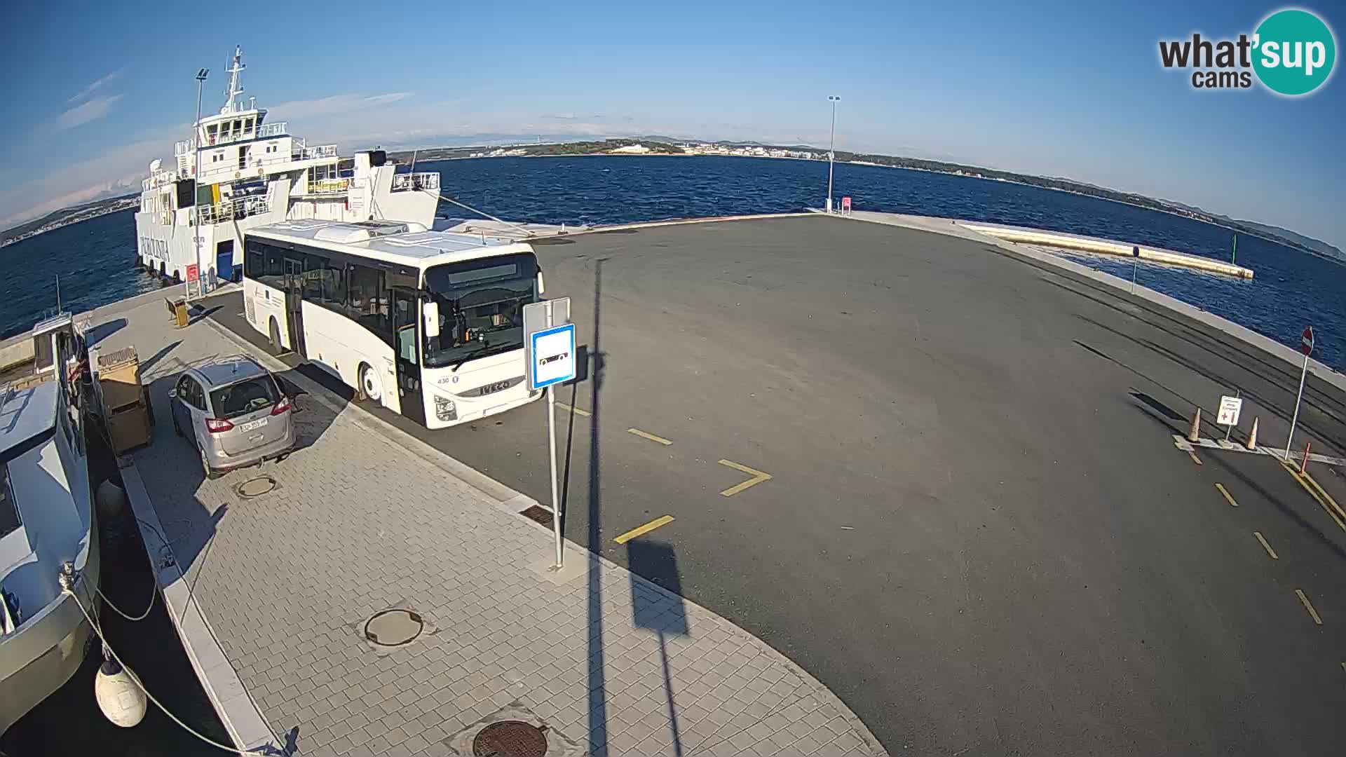 Tkon Live cam – Fähre – Dalmatien – Kroatien