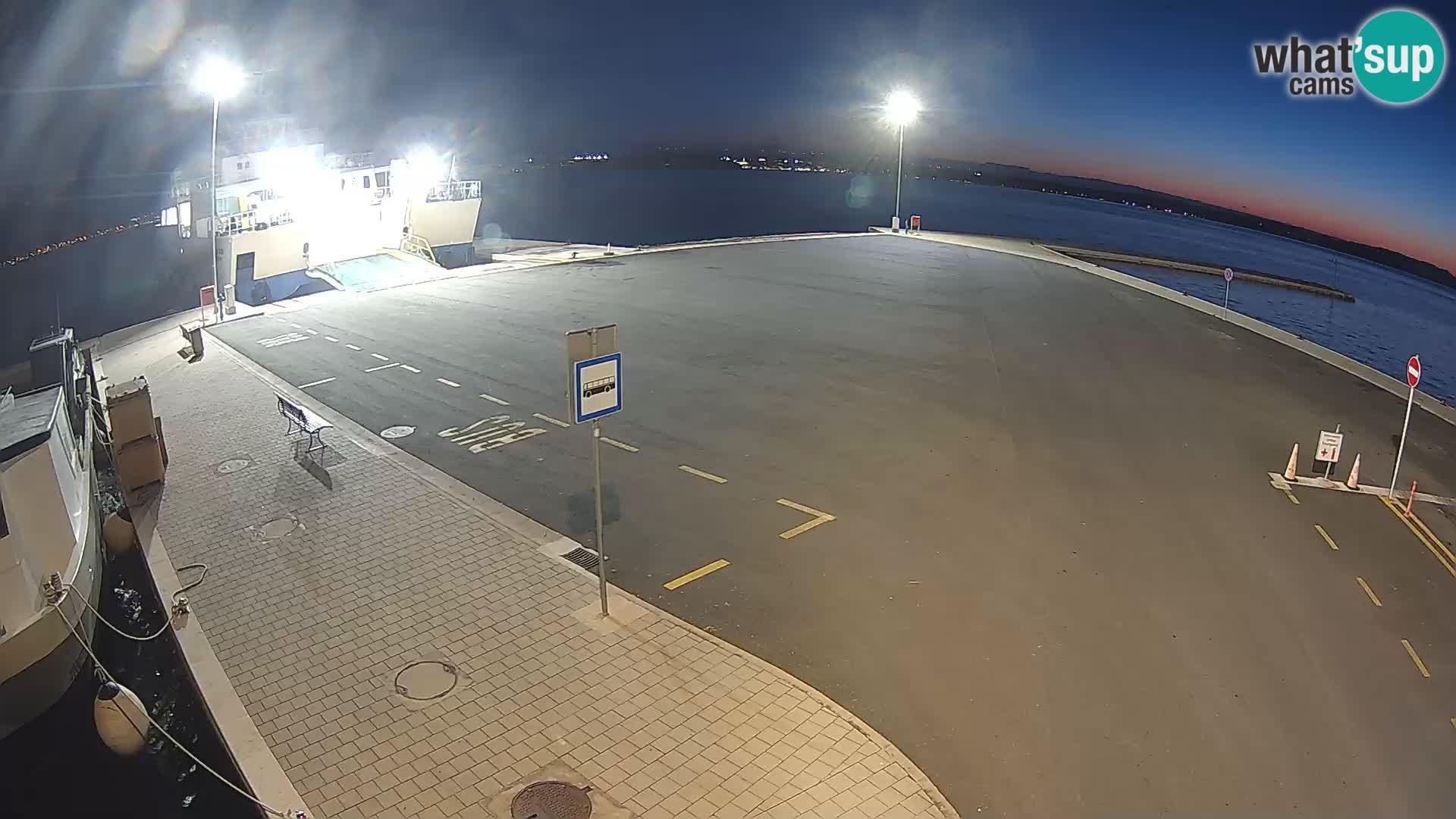 Tkon Live cam – traghetto – Dalmazia – Croazia