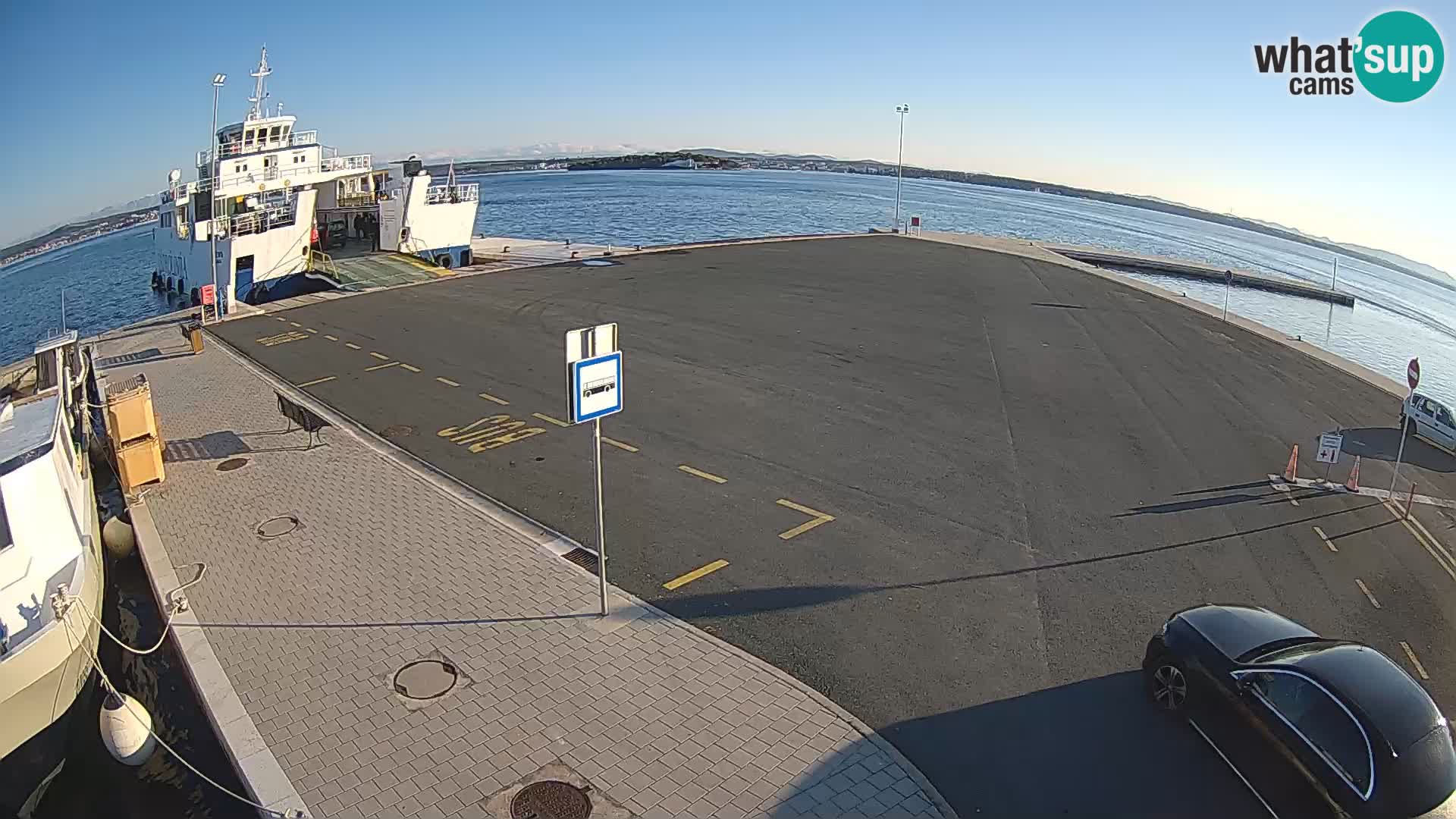 Tkon Live cam – ferry – Dalmatia – Croatia