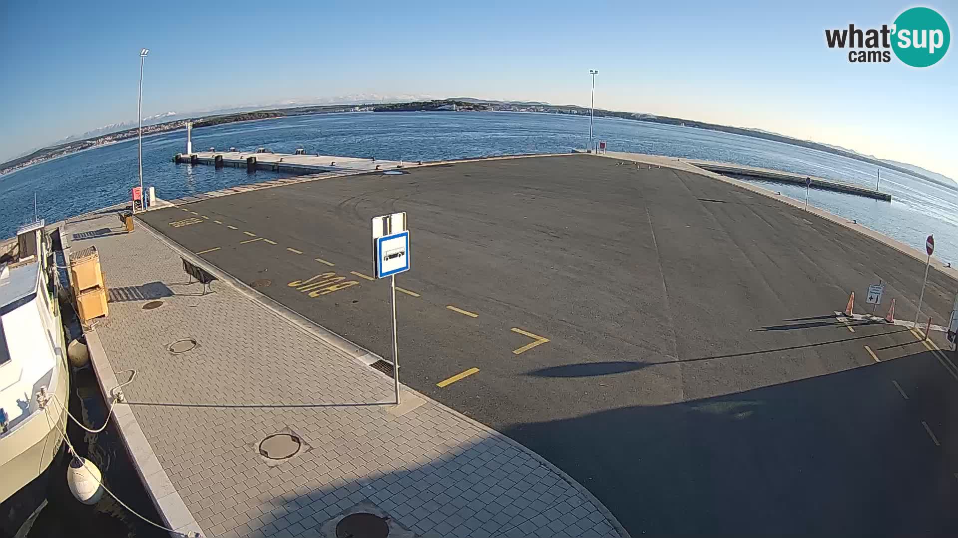 Tkon Live cam – ferry – Dalmatia – Croatia