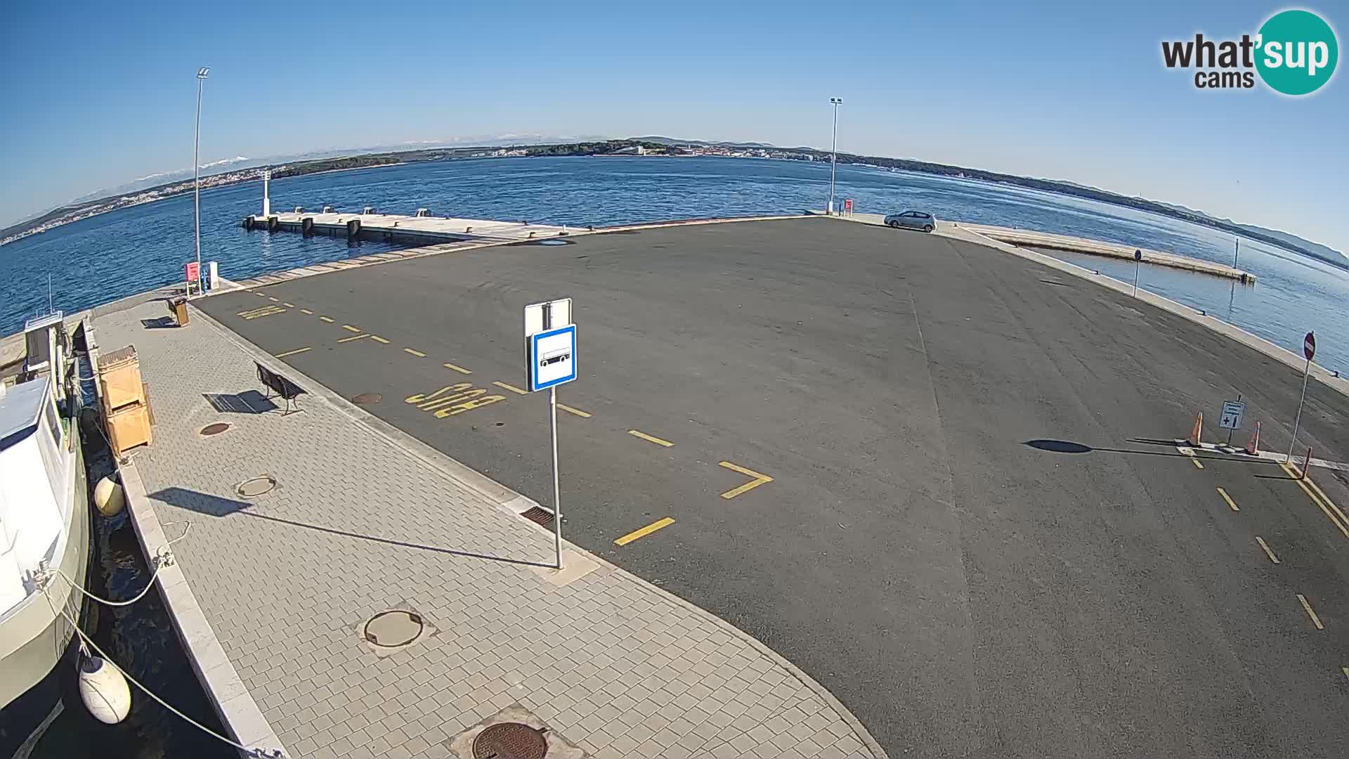 Tkon Live cam – ferry – Dalmatia – Croatia