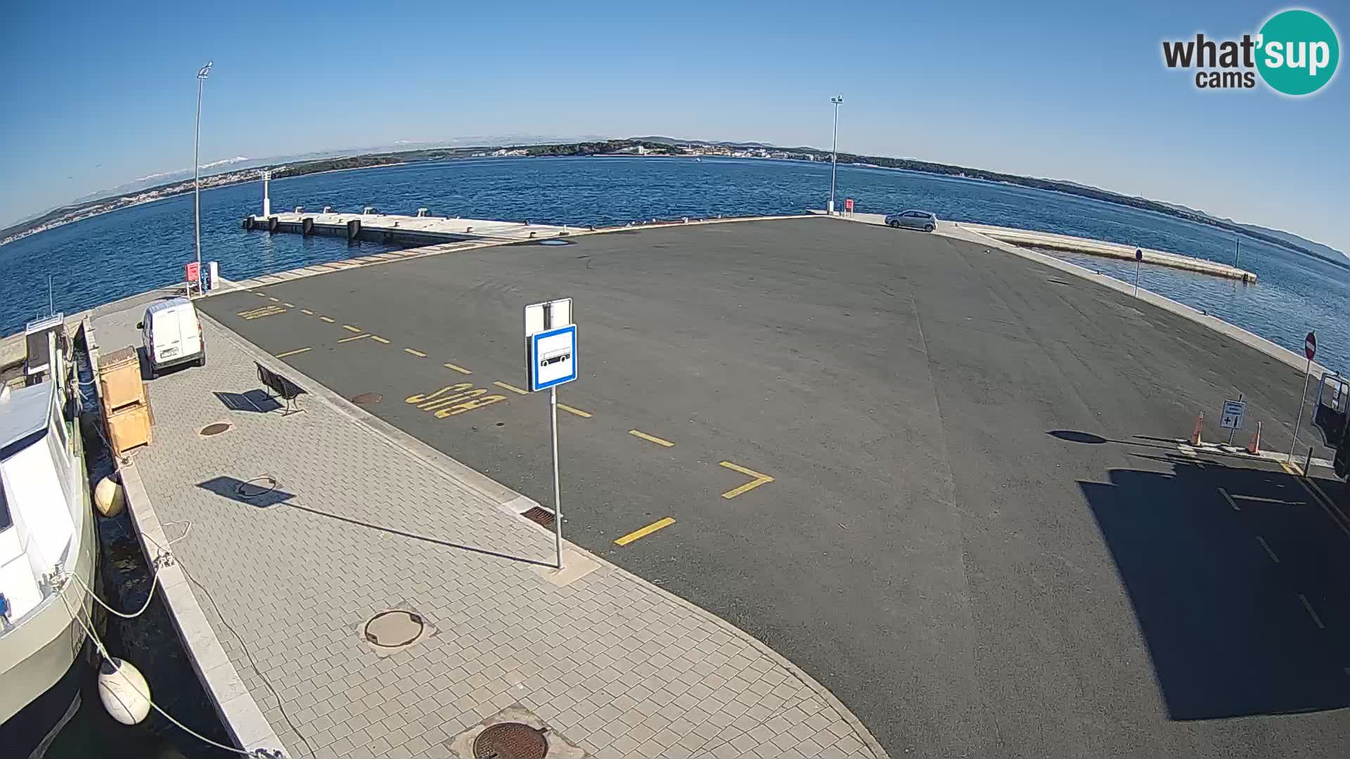 Tkon Live cam – ferry – Dalmatia – Croatia