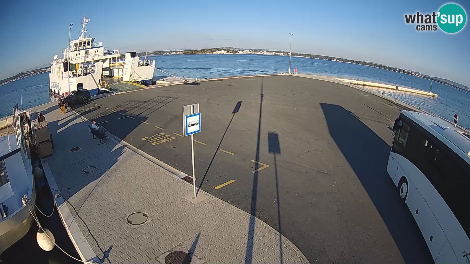 Tkon Live cam – Fähre – Dalmatien – Kroatien