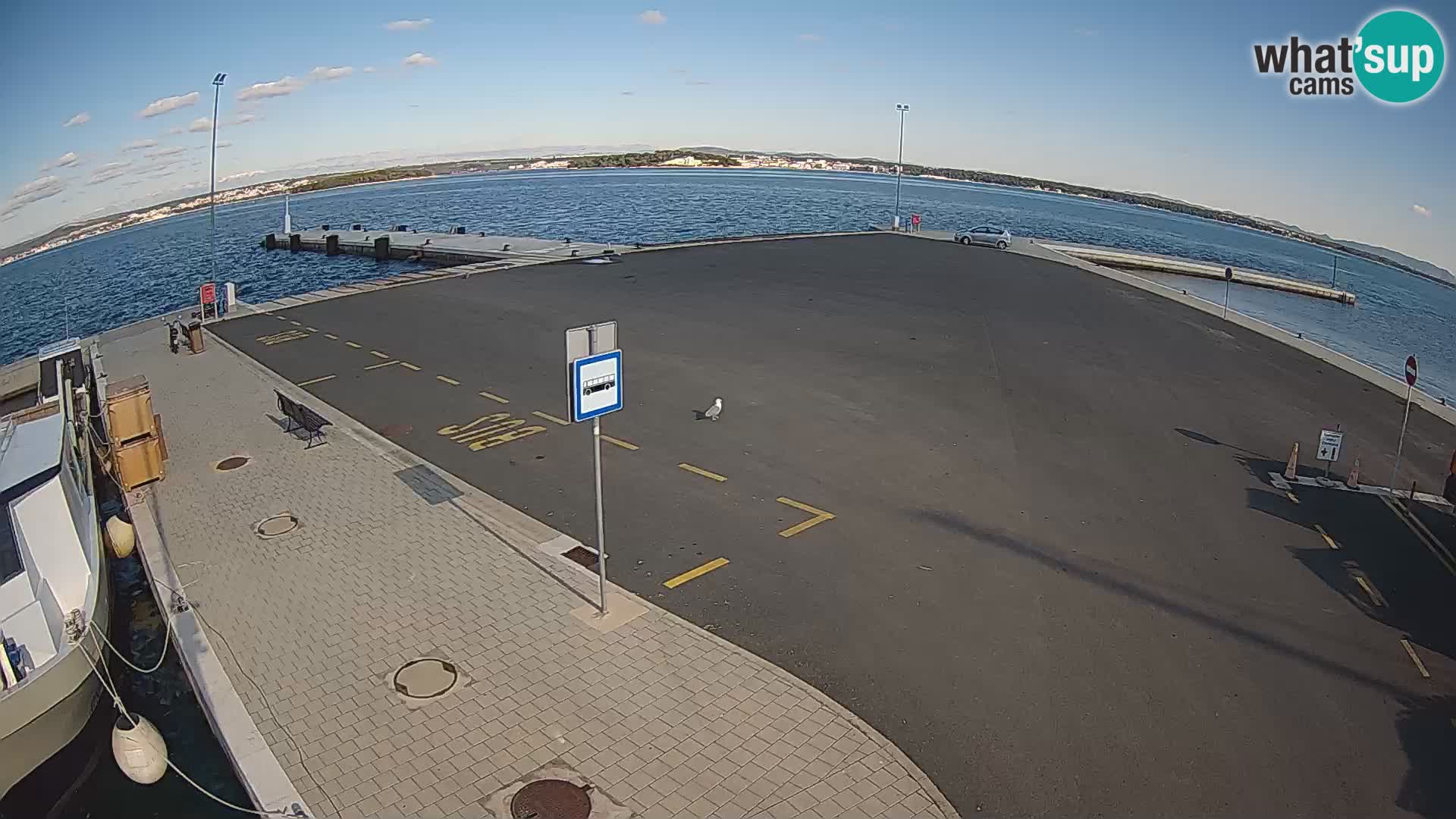 Tkon Live cam – ferry – Dalmatie – Croatie