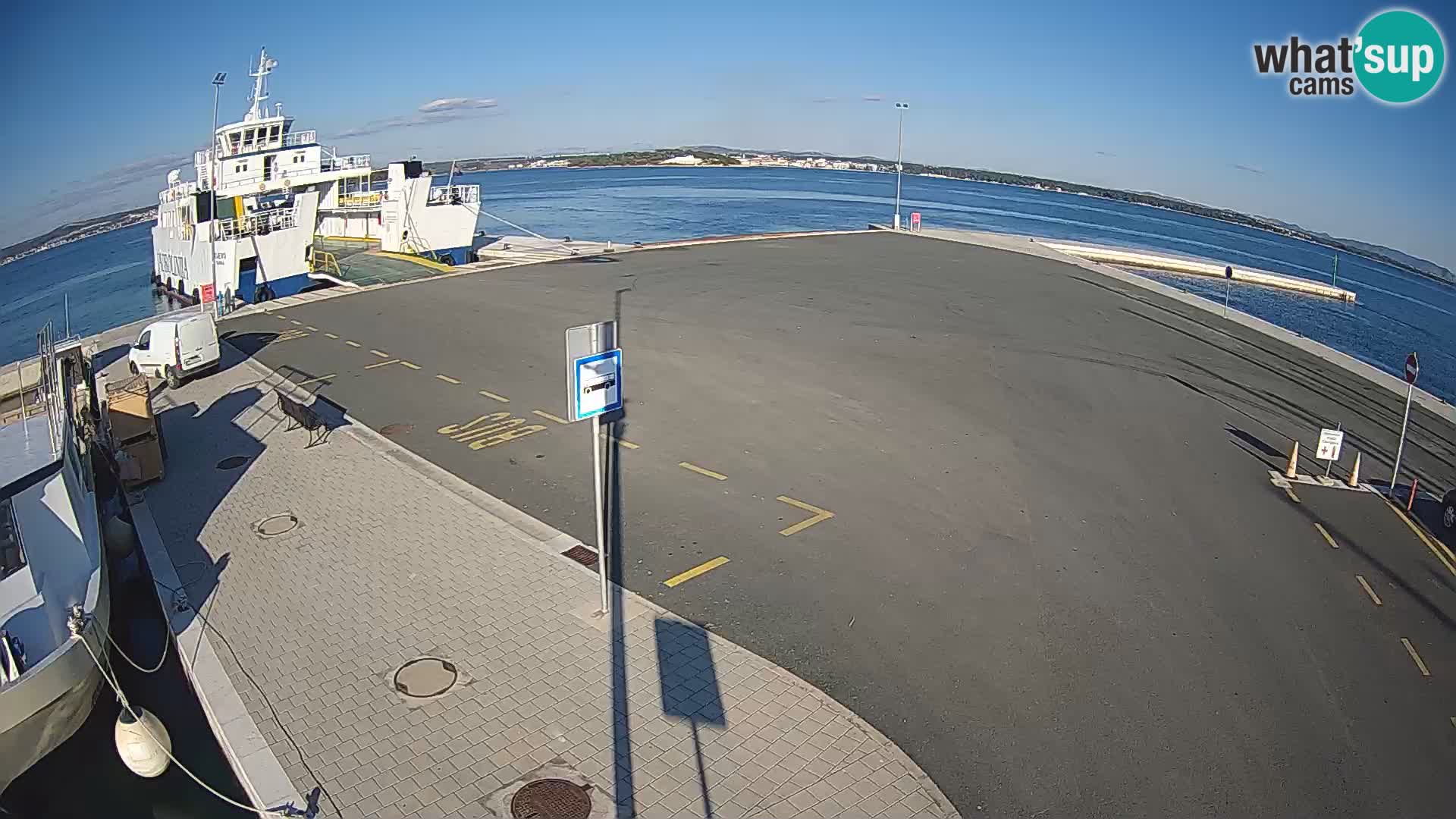 Tkon Live cam – ferry – Dalmatia – Croatia