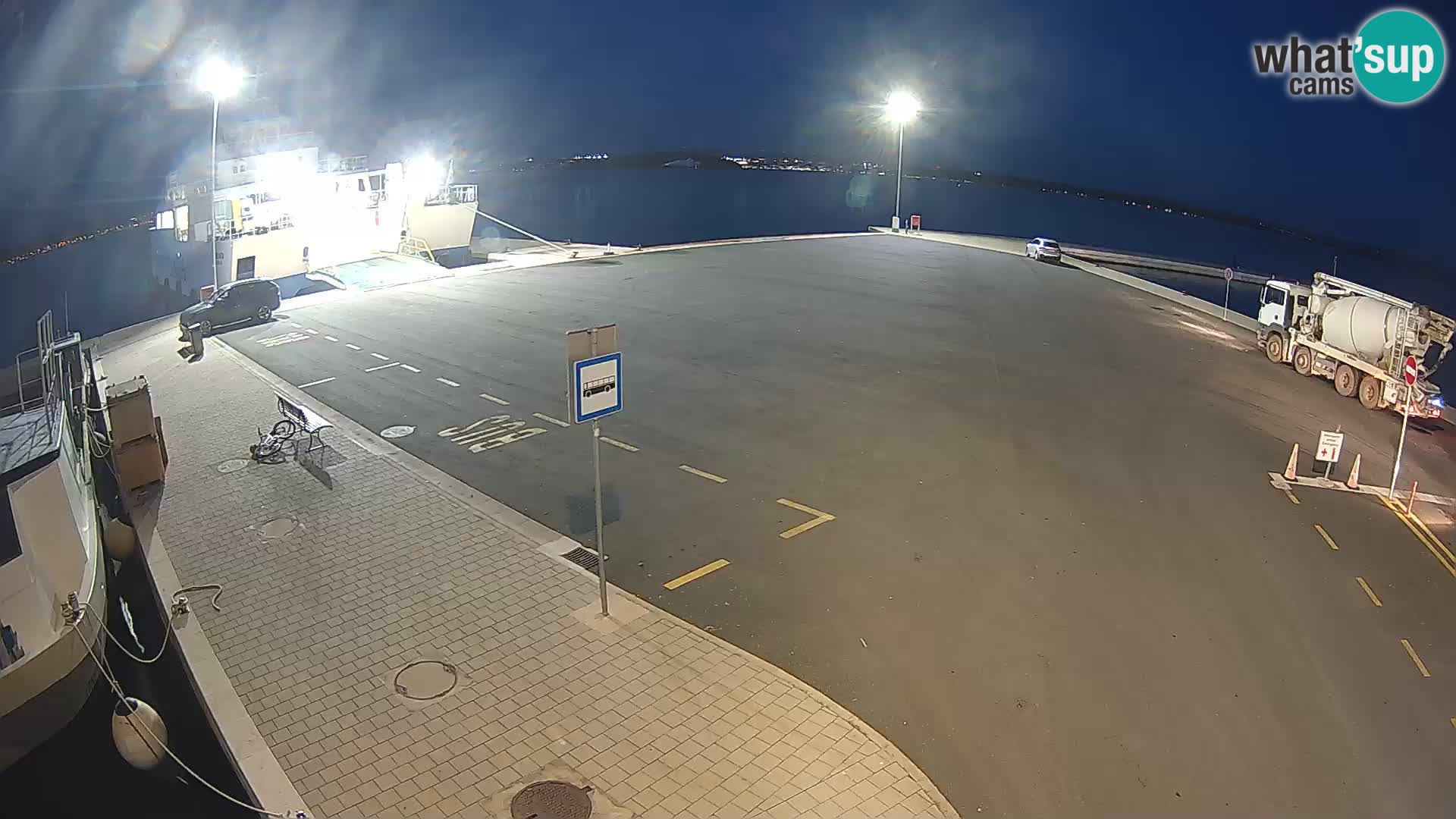 Tkon Live cam – ferry – Dalmatia – Croatia