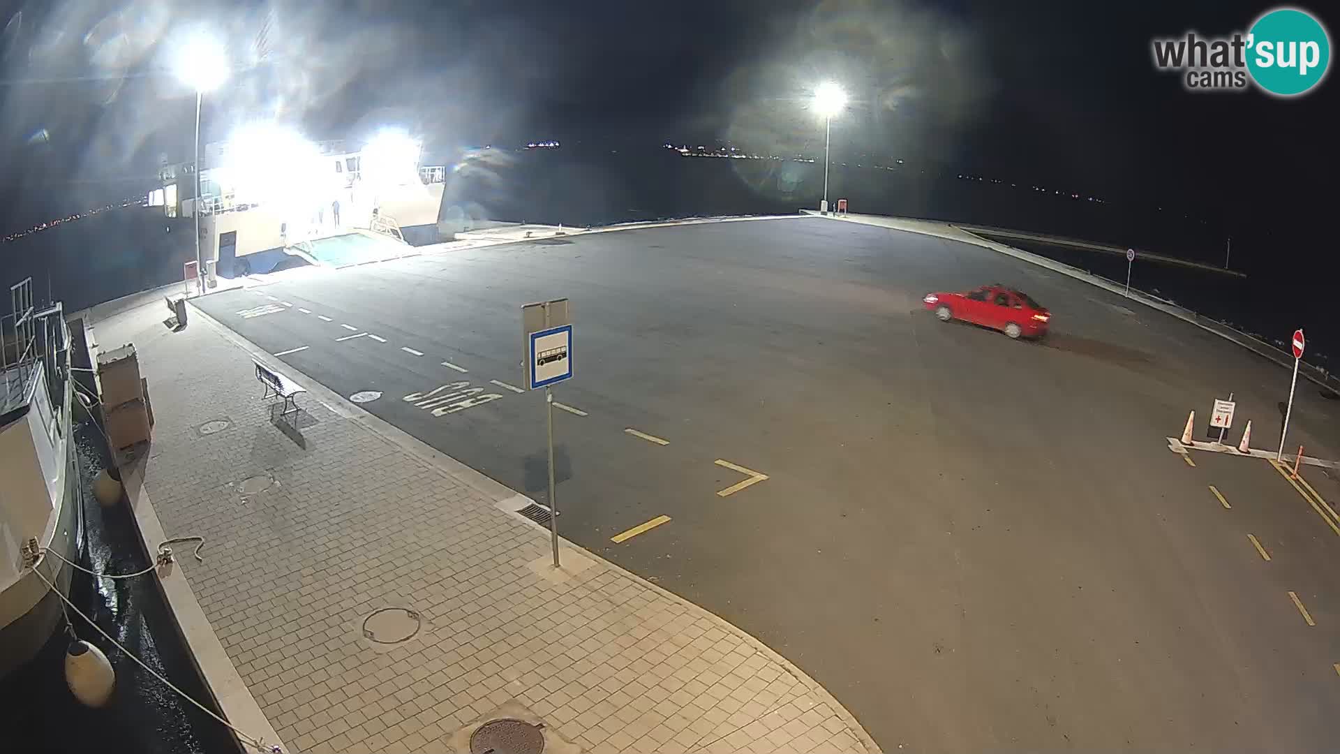 Tkon v živo – trajekt – Dalmacija – Hrvaška