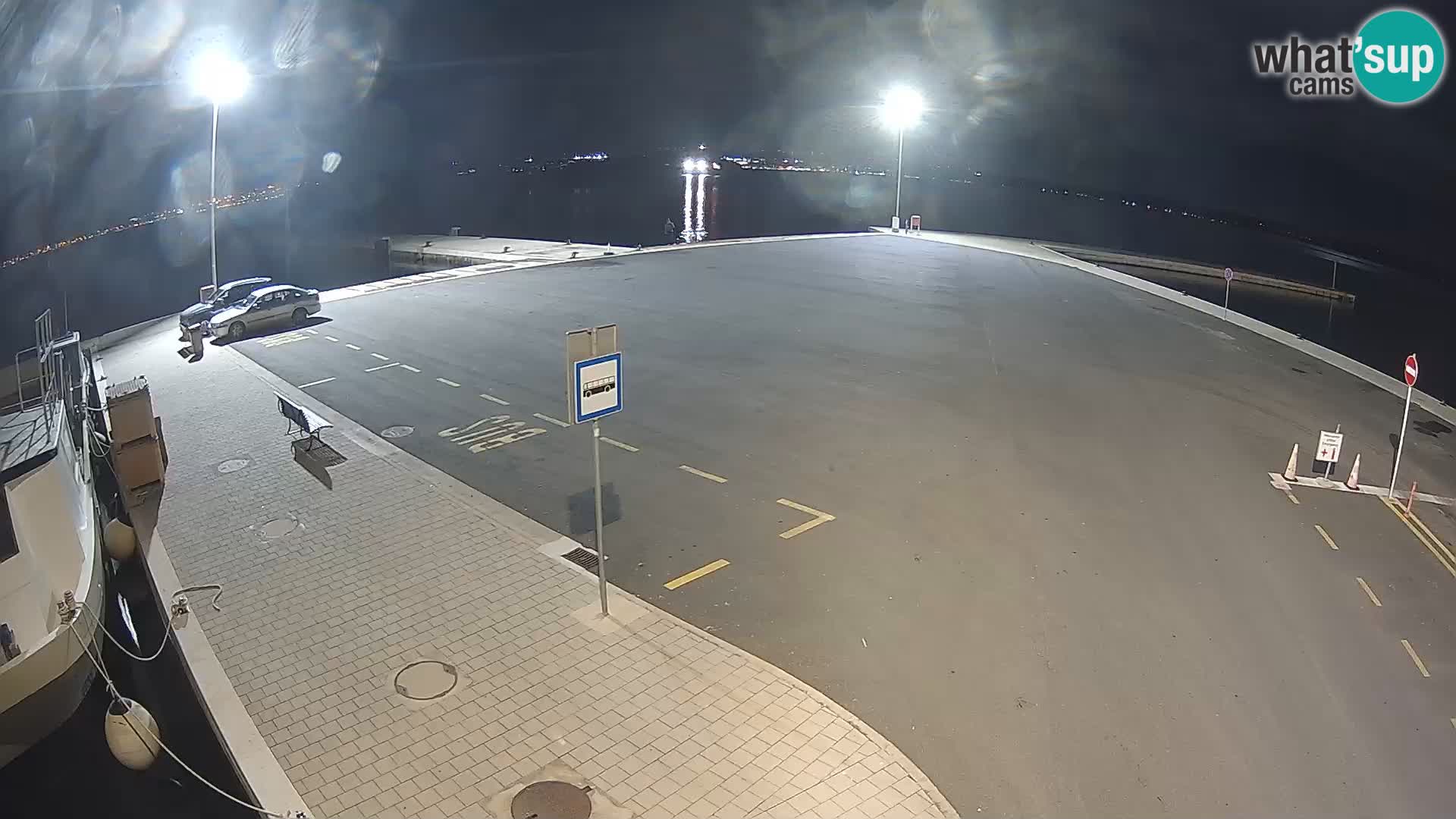 Tkon Live cam – ferry – Dalmatie – Croatie