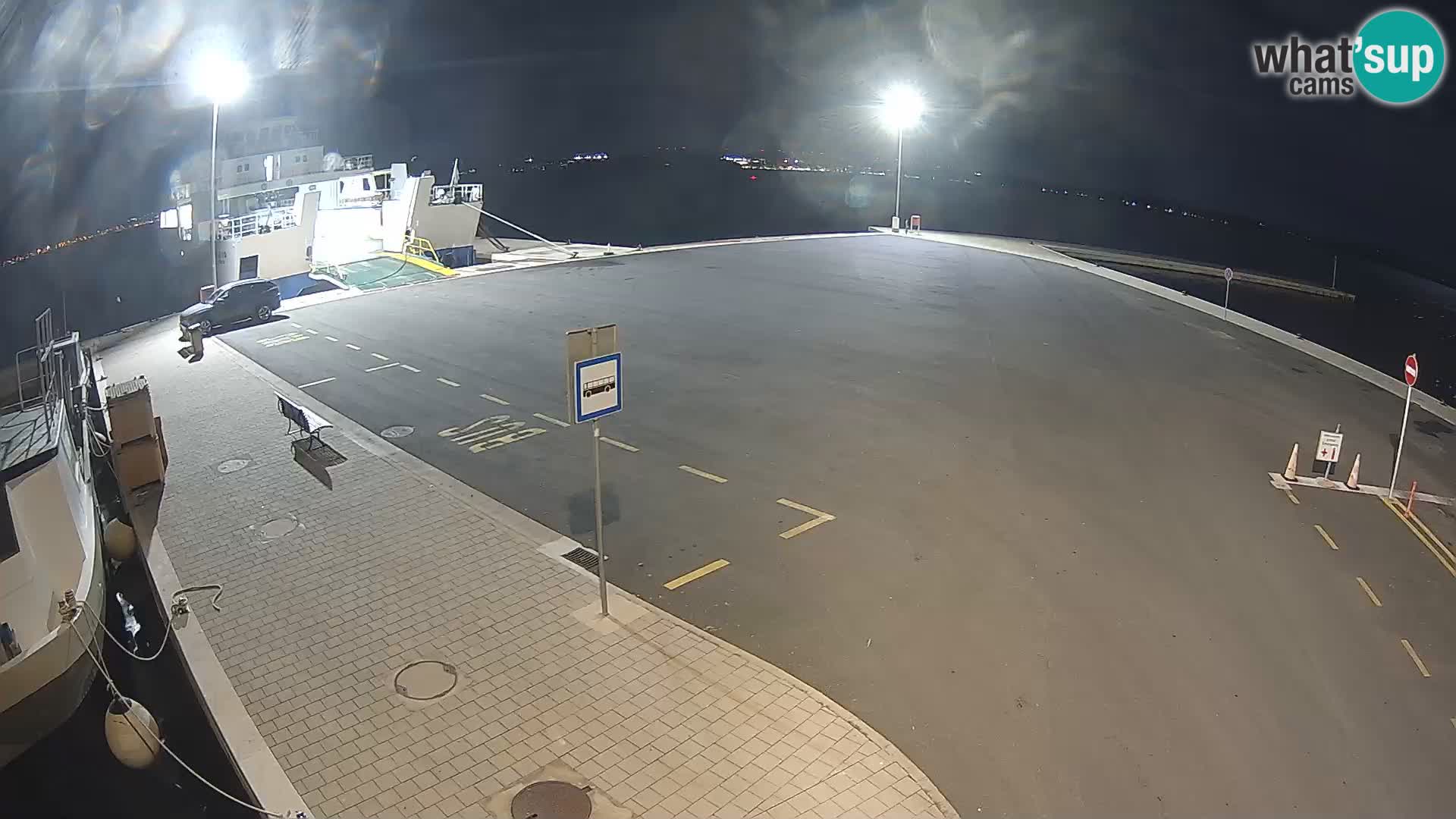 Tkon Live cam – ferry – Dalmatie – Croatie