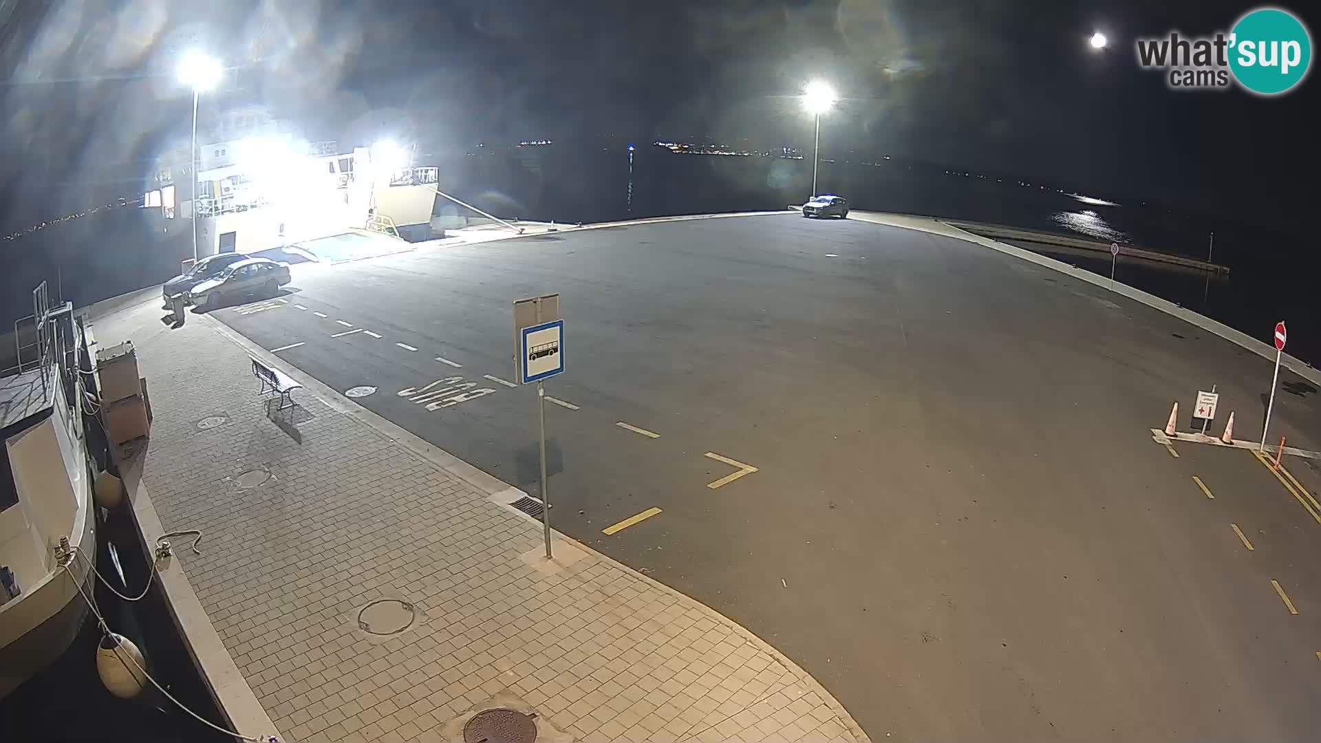 Tkon Live cam – ferry – Dalmatie – Croatie