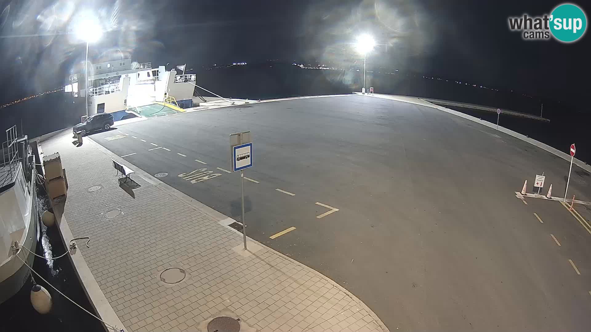 Tkon Live cam – ferry – Dalmatie – Croatie