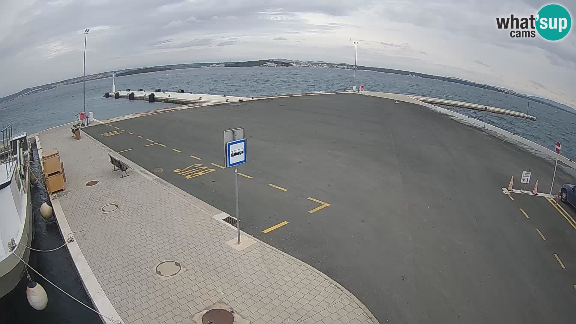 Tkon Live cam – ferry – Dalmatie – Croatie