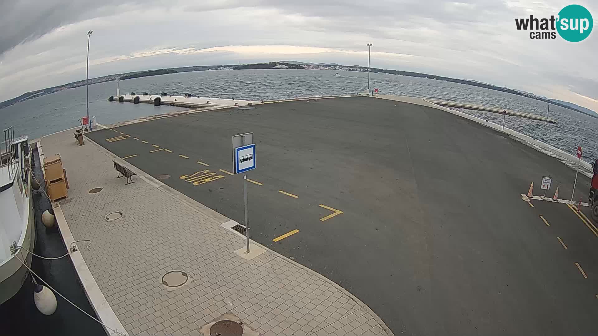 Tkon Live cam – ferry – Dalmatie – Croatie