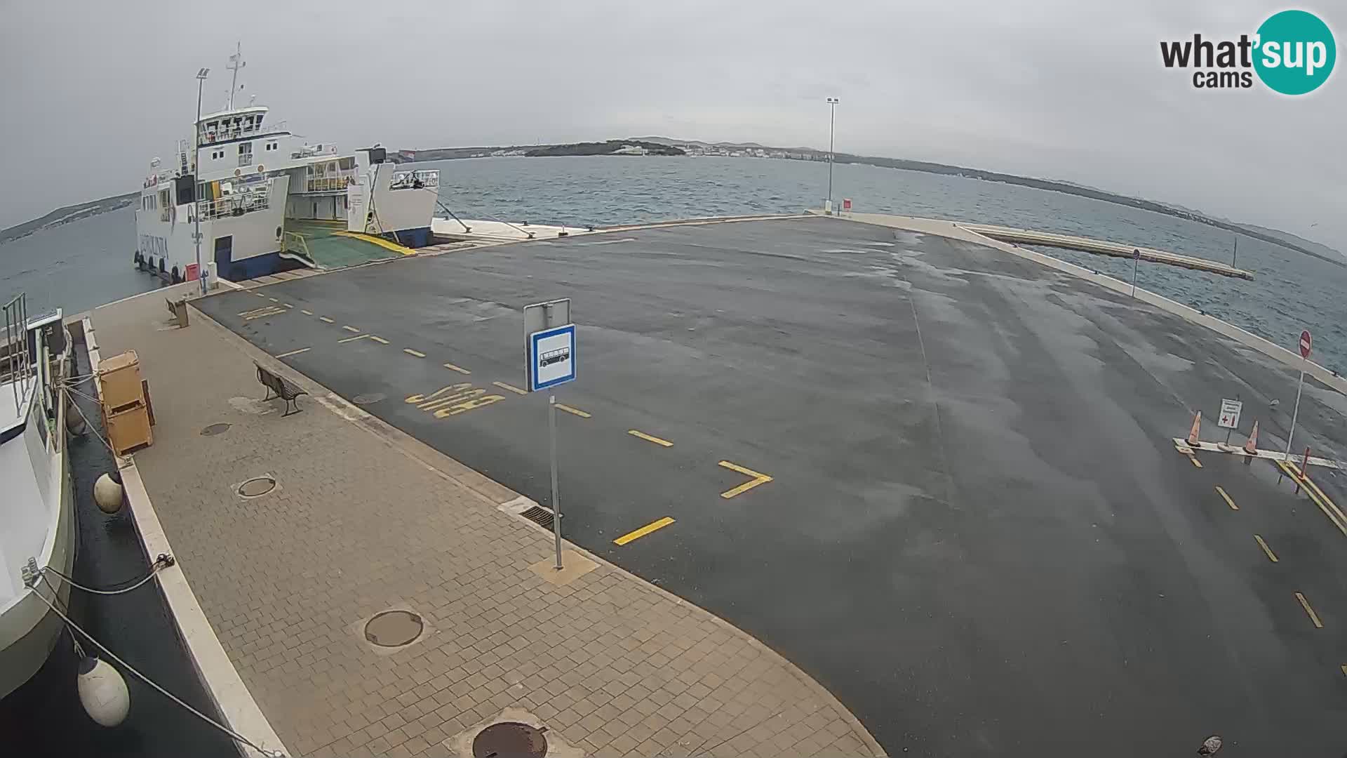 Tkon Live cam – ferry – Dalmatie – Croatie