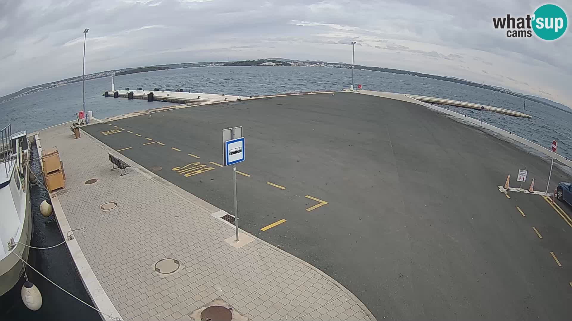 Tkon Live cam – ferry – Dalmatie – Croatie