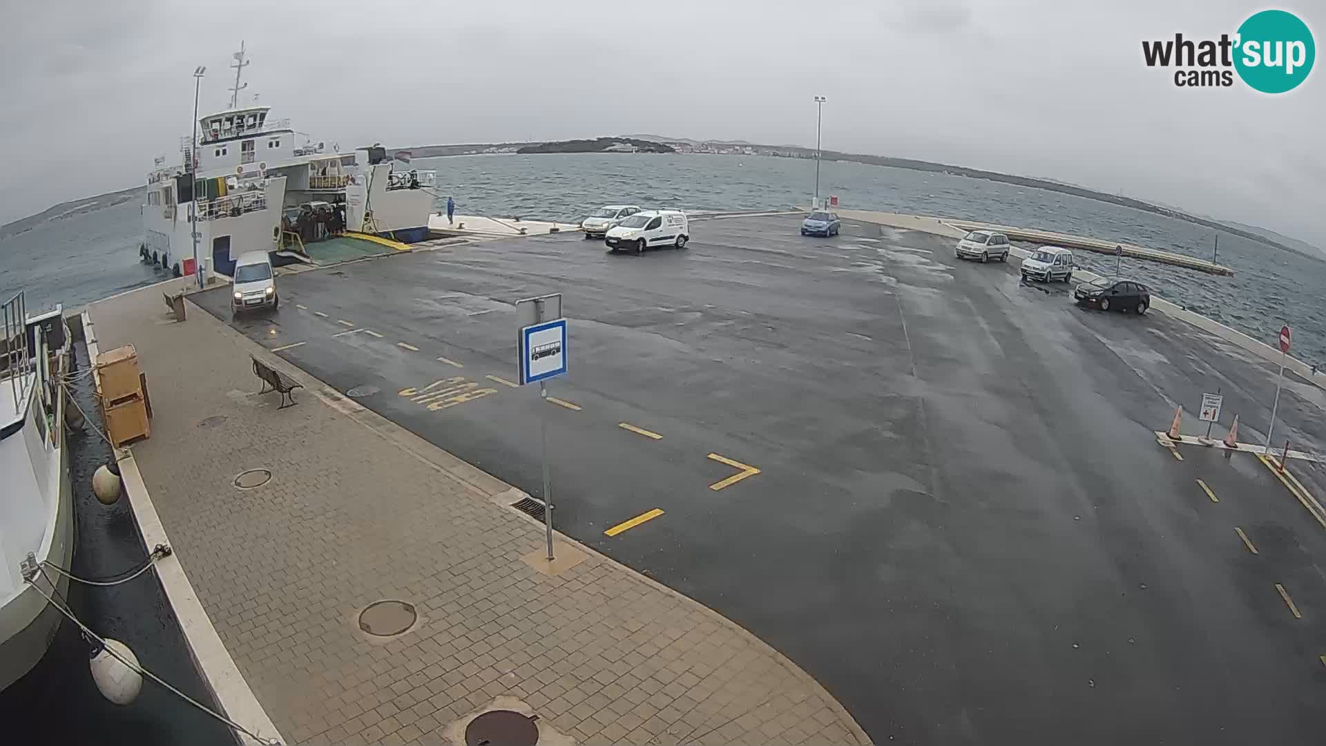 Tkon Live cam – ferry – Dalmatie – Croatie