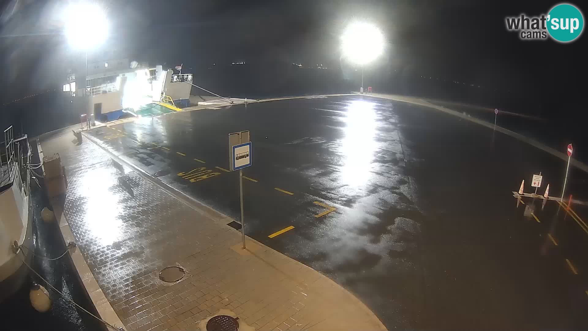 Tkon v živo – trajekt – Dalmacija – Hrvaška